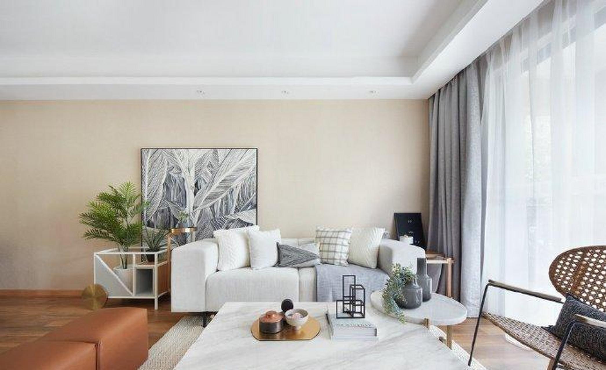 装修案例|最暖心的墙面颜色,整个屋子都是一片温馨的氛围!