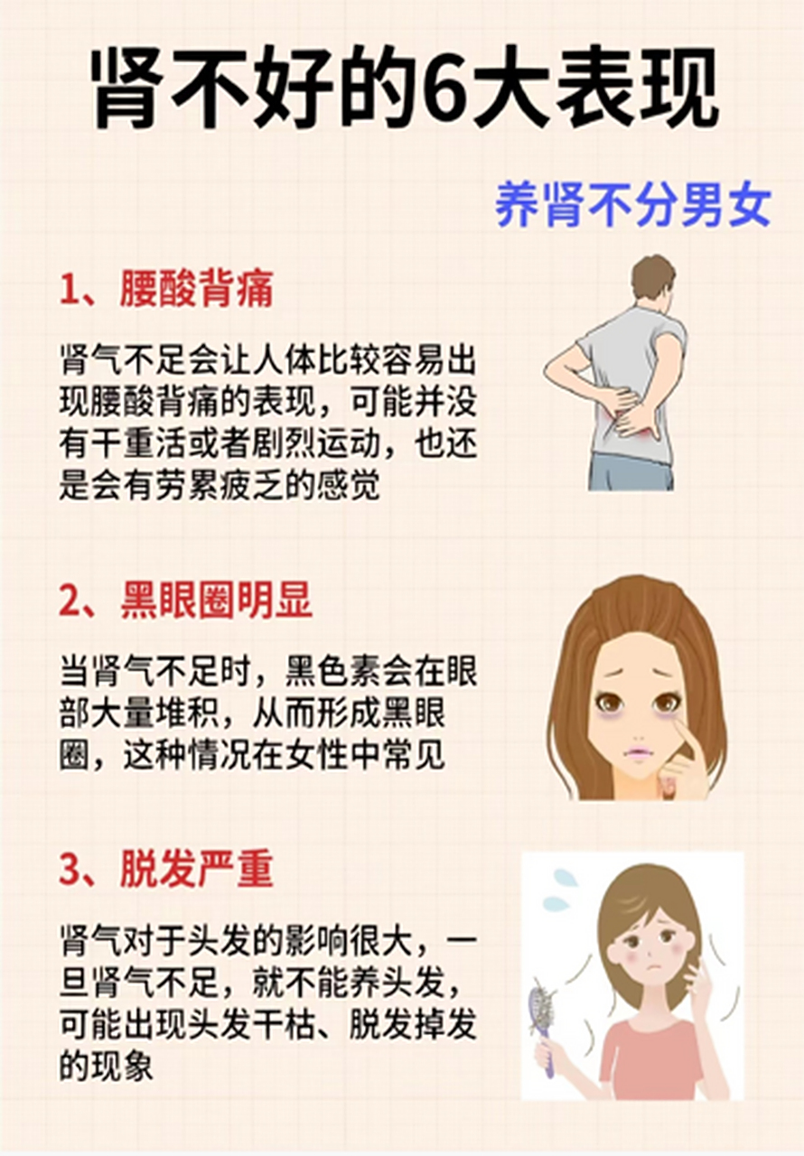 养肾不分男女,肾不好的6大表现,快来看看你有没有.