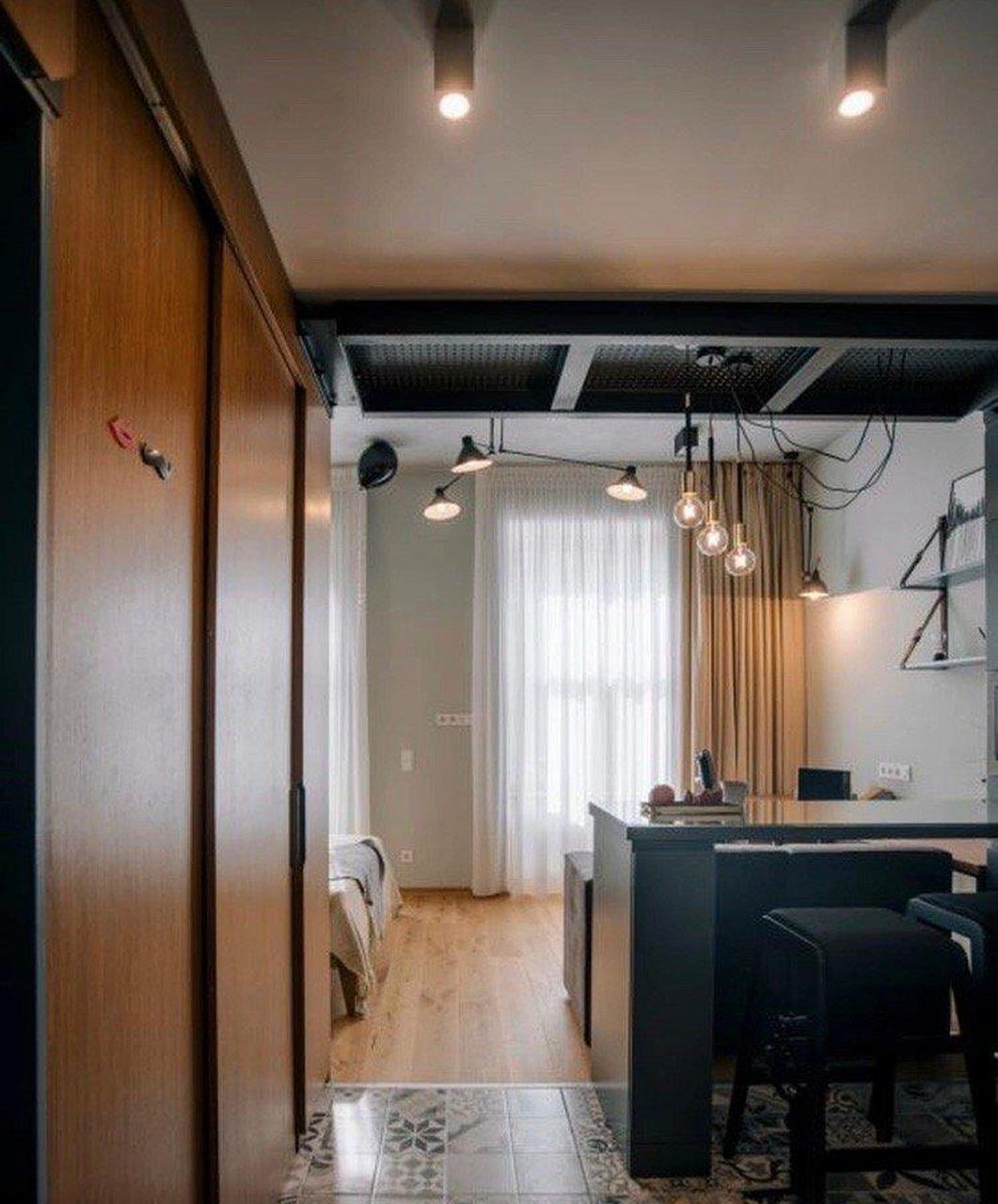 30平方米现代工业风一居室  你喜欢这样的装修吗?喜欢点个赞吧.