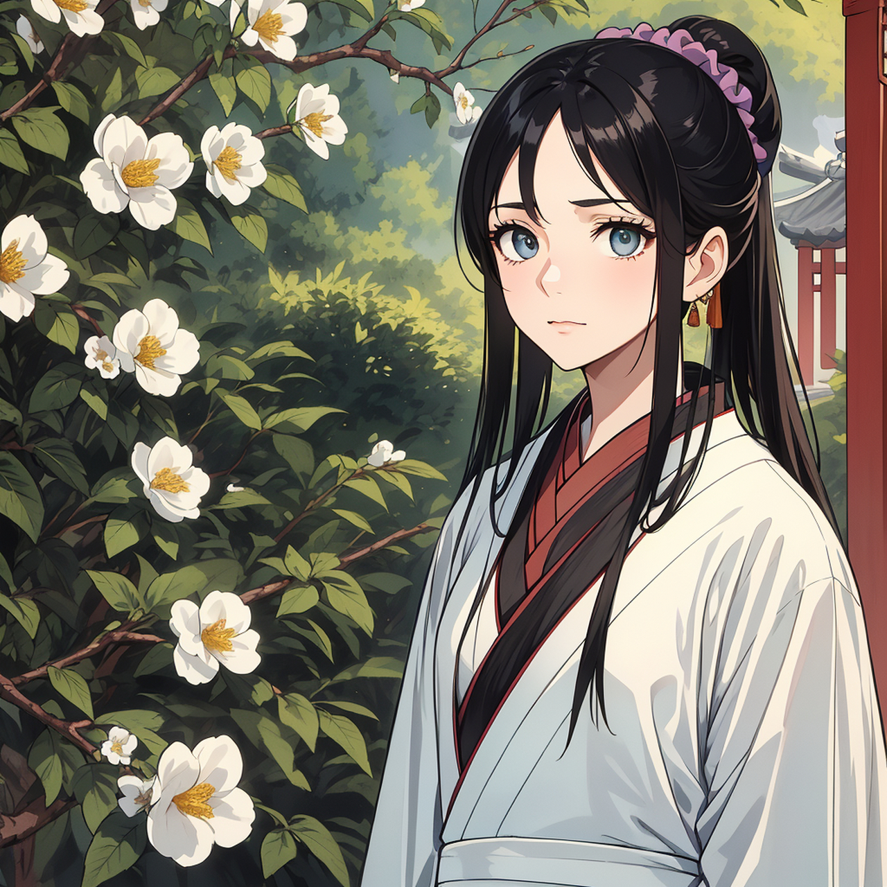 古风小姐姐 #ai绘画# #乐享周末分享吧