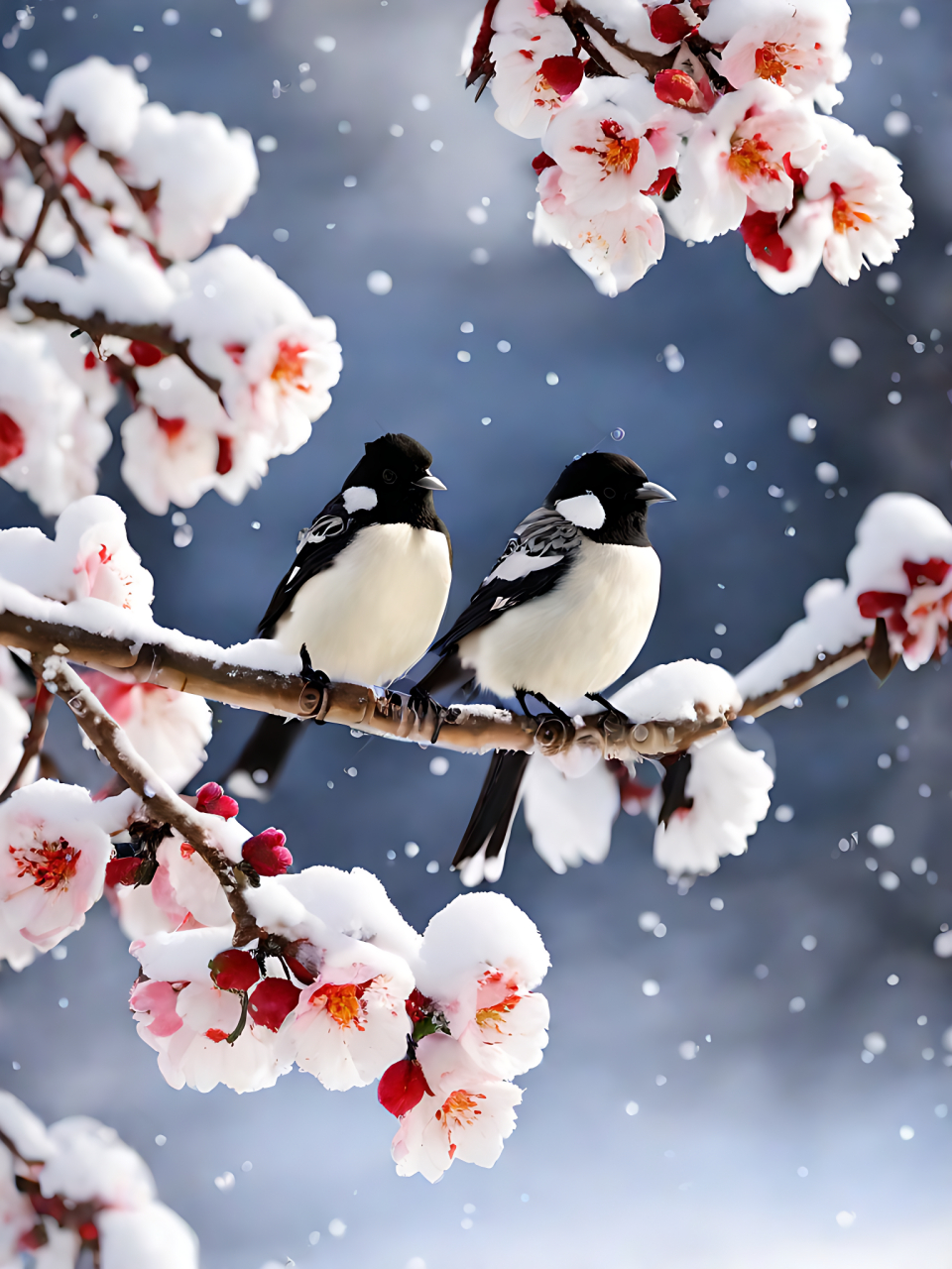 姑苏城外一茅屋,万树梅花月满天#那些冬天才有的美景