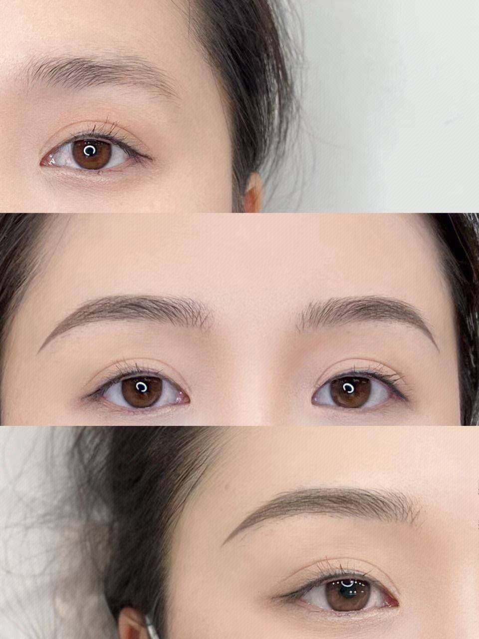 小姐姐脸型饱满很有少女感,老师设计落尾眉,灵动 甜美结合的刚刚好