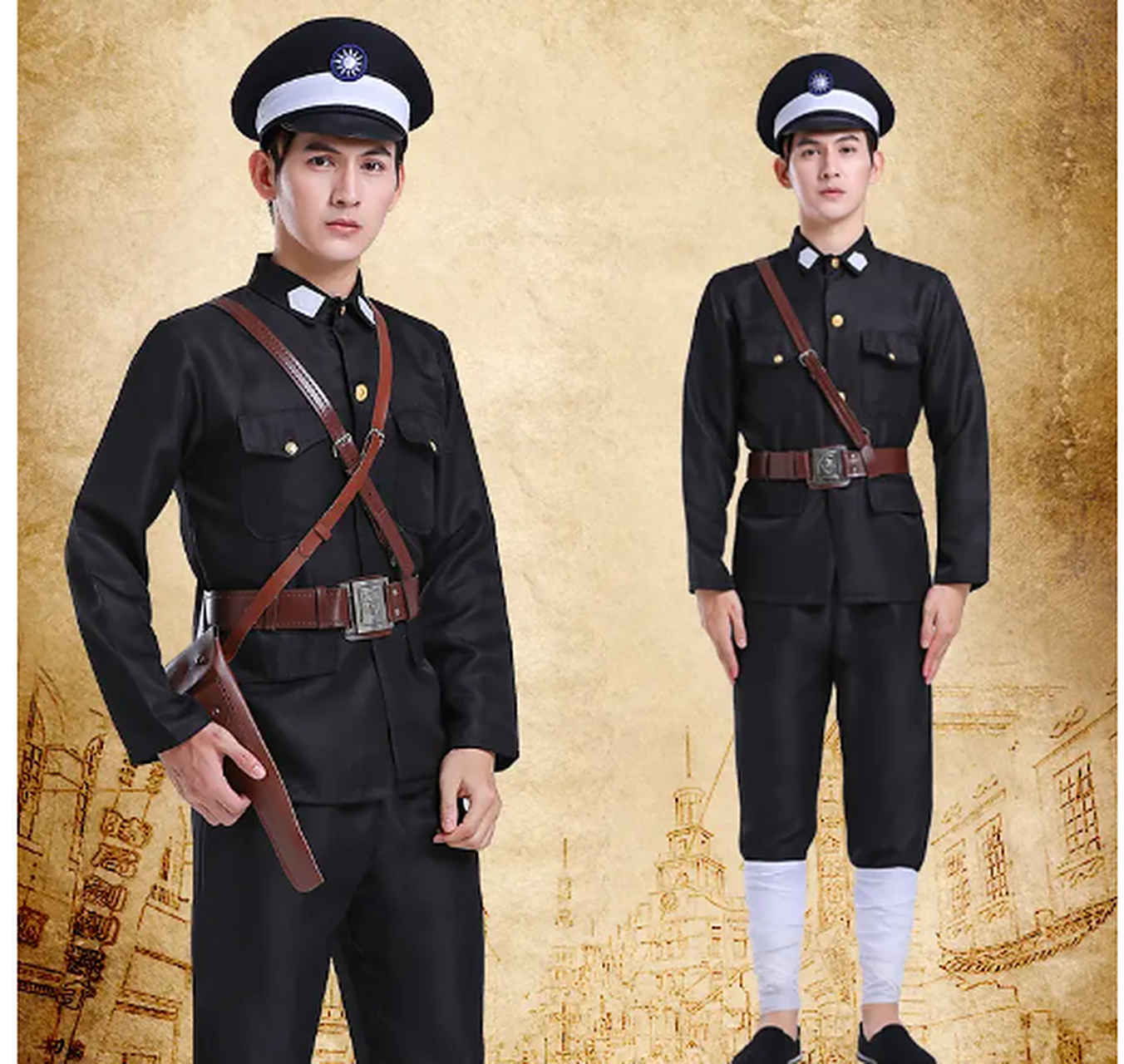 为什么民国警察大多装备步枪而不是手枪?  因为早期的警察不是一份光