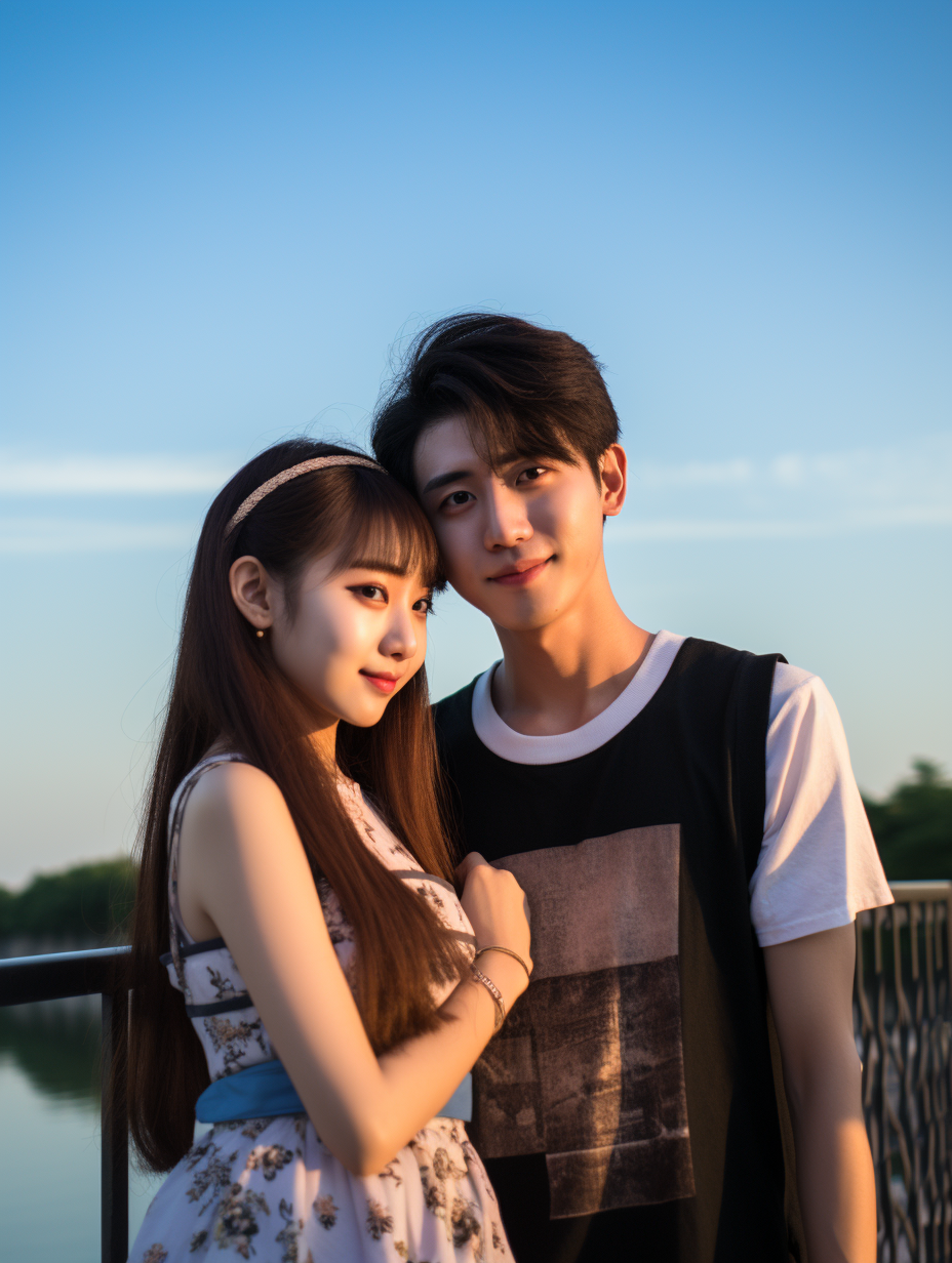 个办法,我决定每天都去看望老婆婆,陪她聊天甜蜜情侣一起听歌情侣拍照