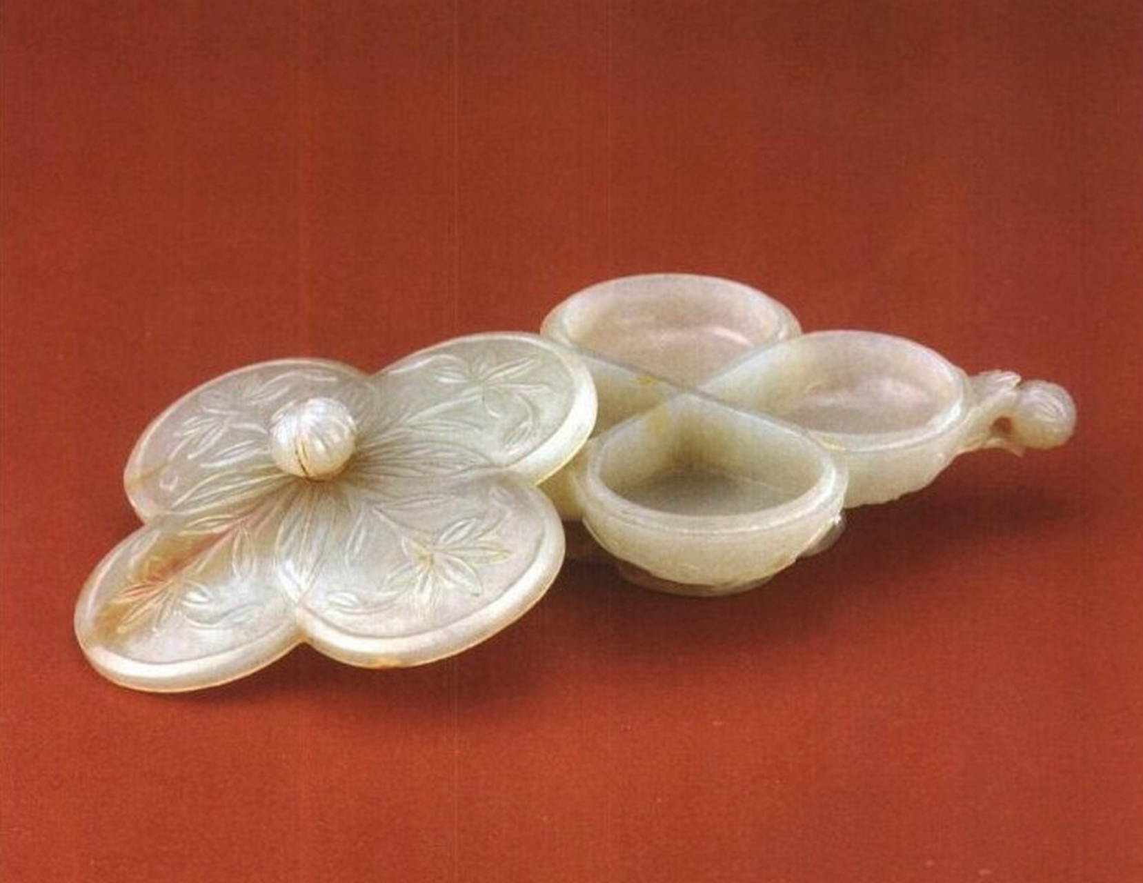 文物# 这是故宫博物院收藏的一组清代痕都斯坦玉器.