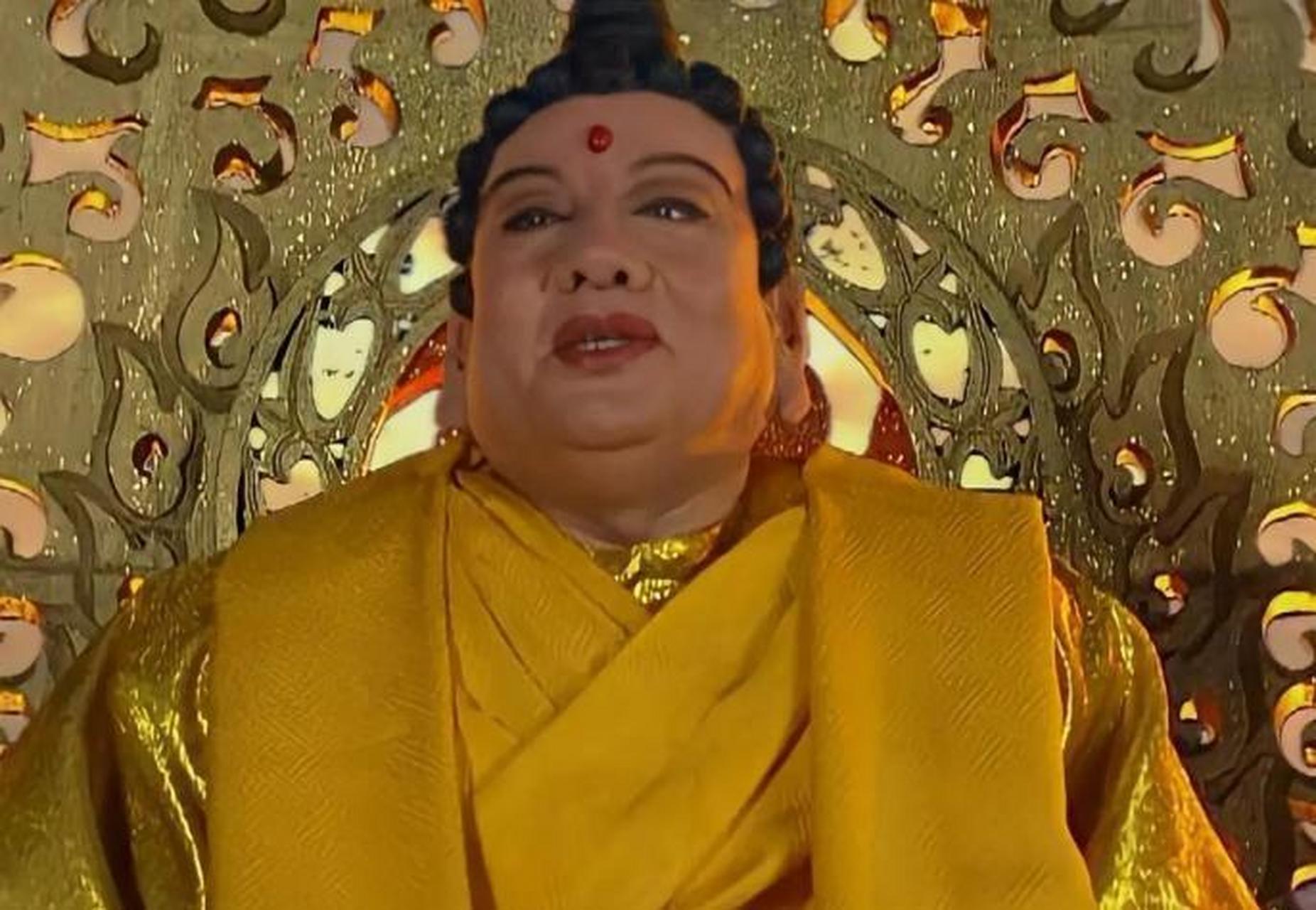 1986年,演员朱龙广在电视剧《西游记》中出演如来佛祖一角,以其精湛的