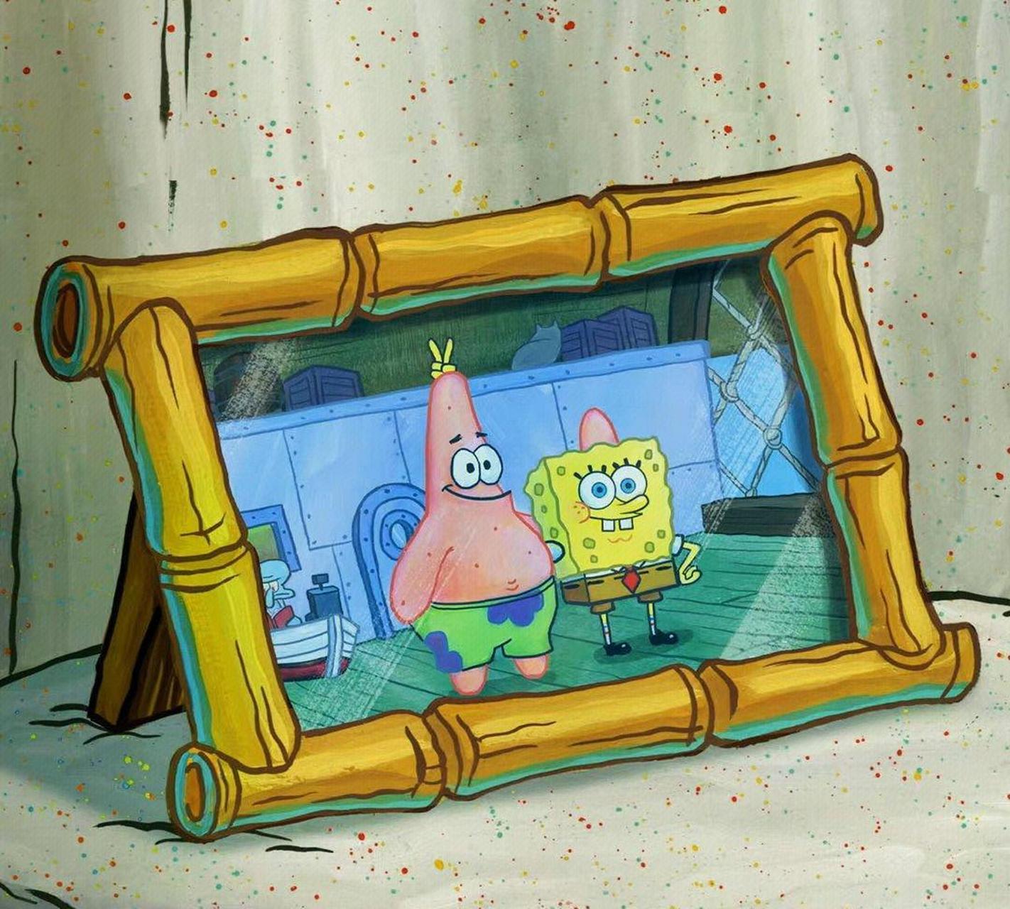 海绵宝宝派大星比耶合照还有角落里的章鱼哥~ 67