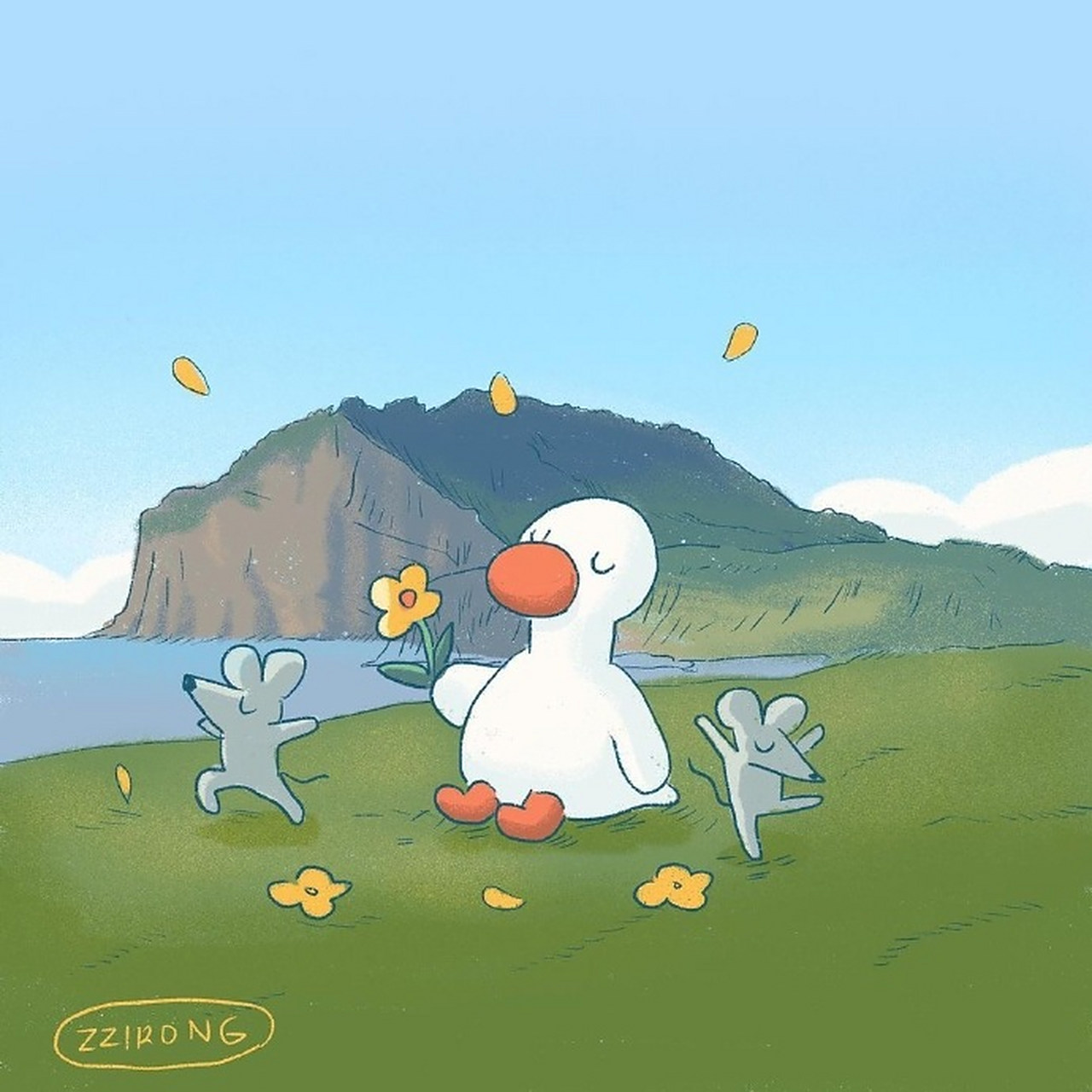 开心鸭 ins:zzirongx.