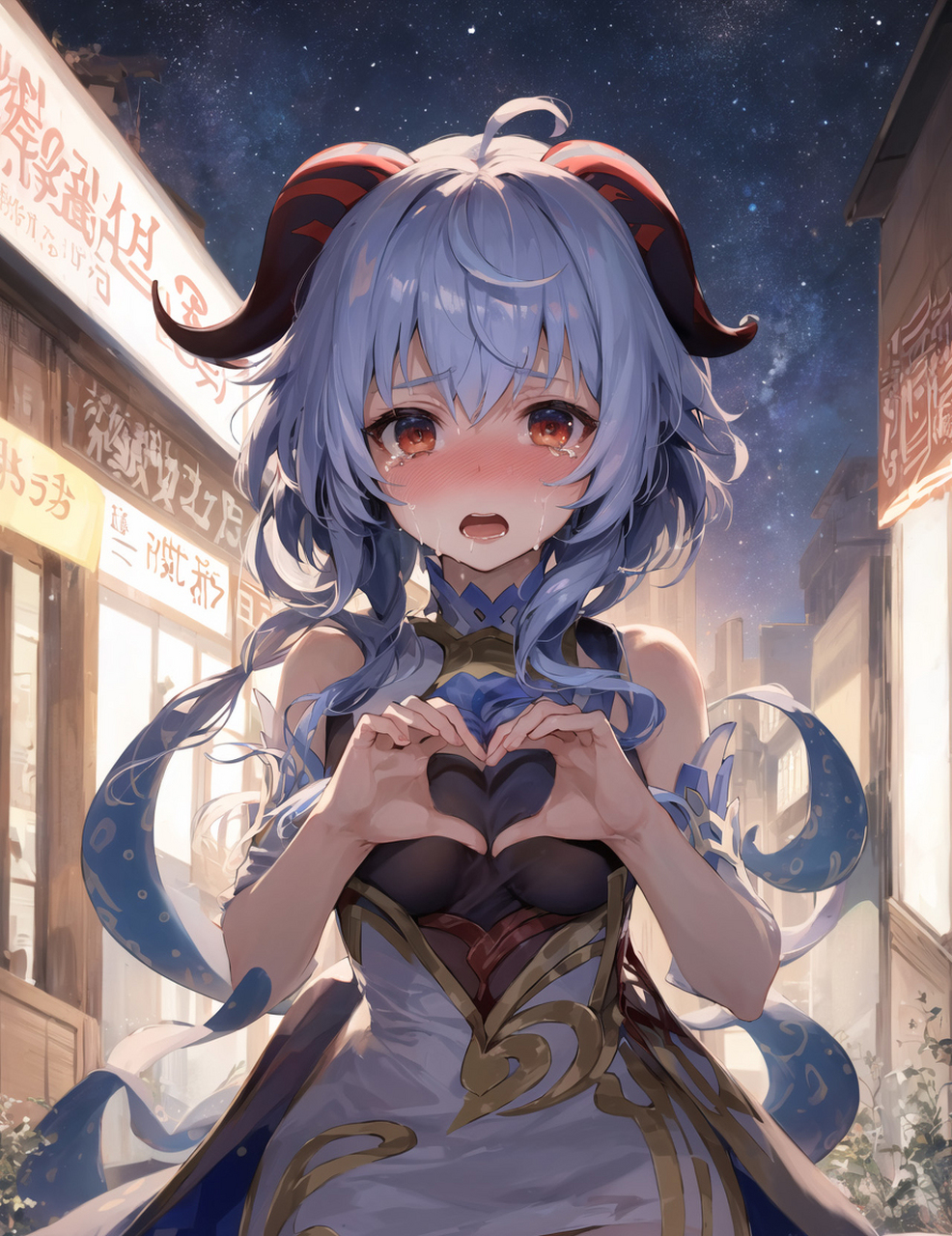 甘雨怎么哭了呢?[滑稽][滑稽][滑稽]  #甘雨# #原神甘雨