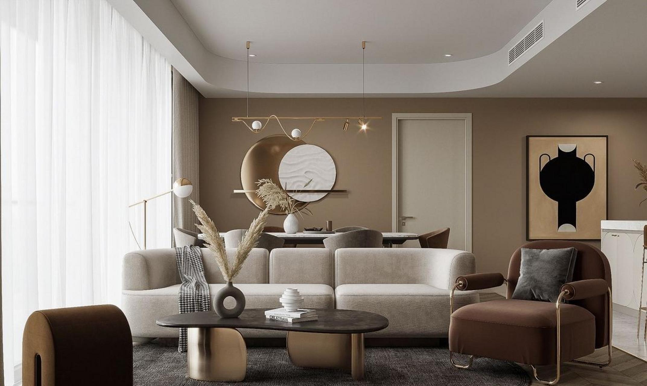 浅咖色简约风  你喜欢这样的装修吗?喜欢点个赞吧.