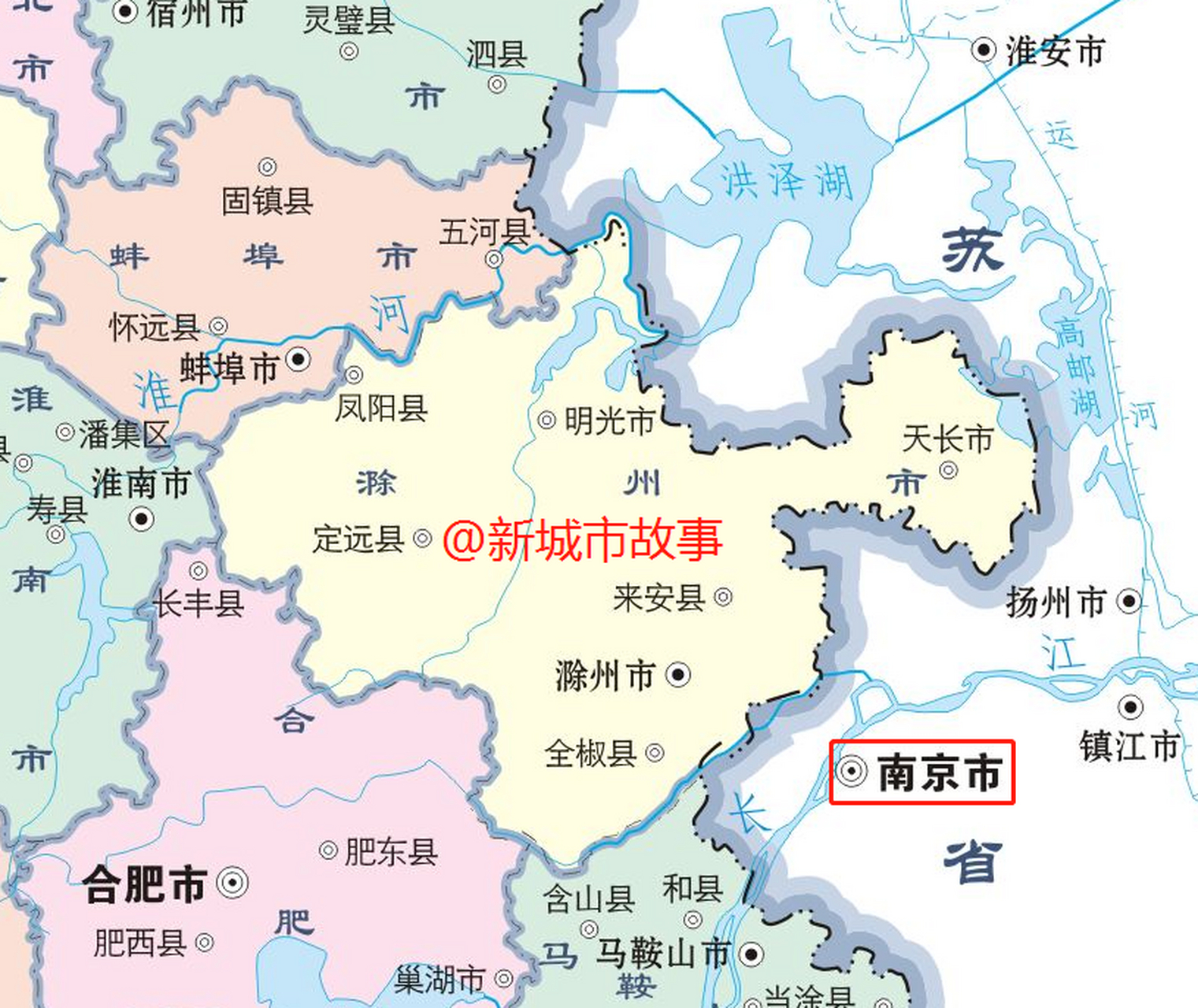 安徽滁州市管辖的县有:全椒,定远,来安,天长,明光,凤阳六个县和县级市