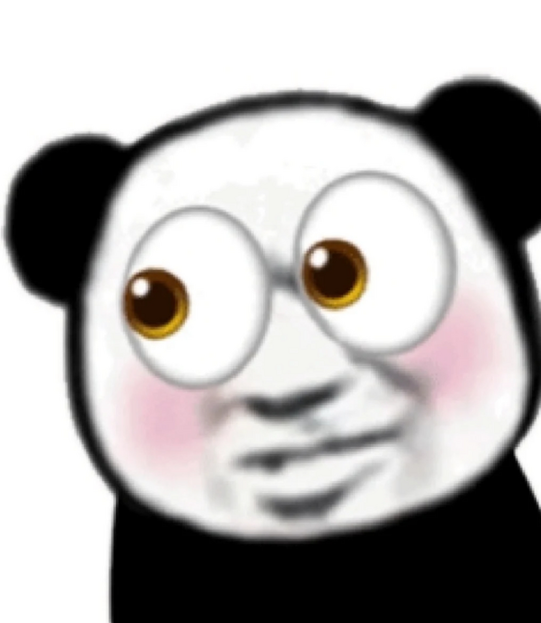 眼睛瞪的像铜铃