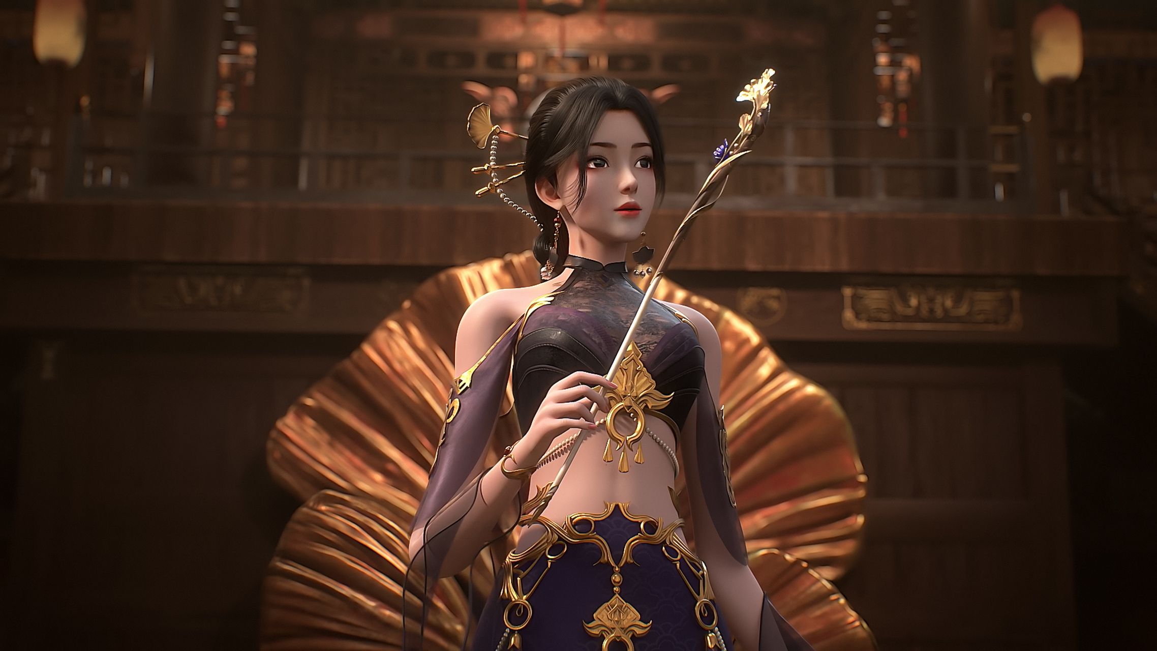 动漫壁纸|《百炼成神》高清动漫女神壁纸:国漫又出了一位新女神,章家