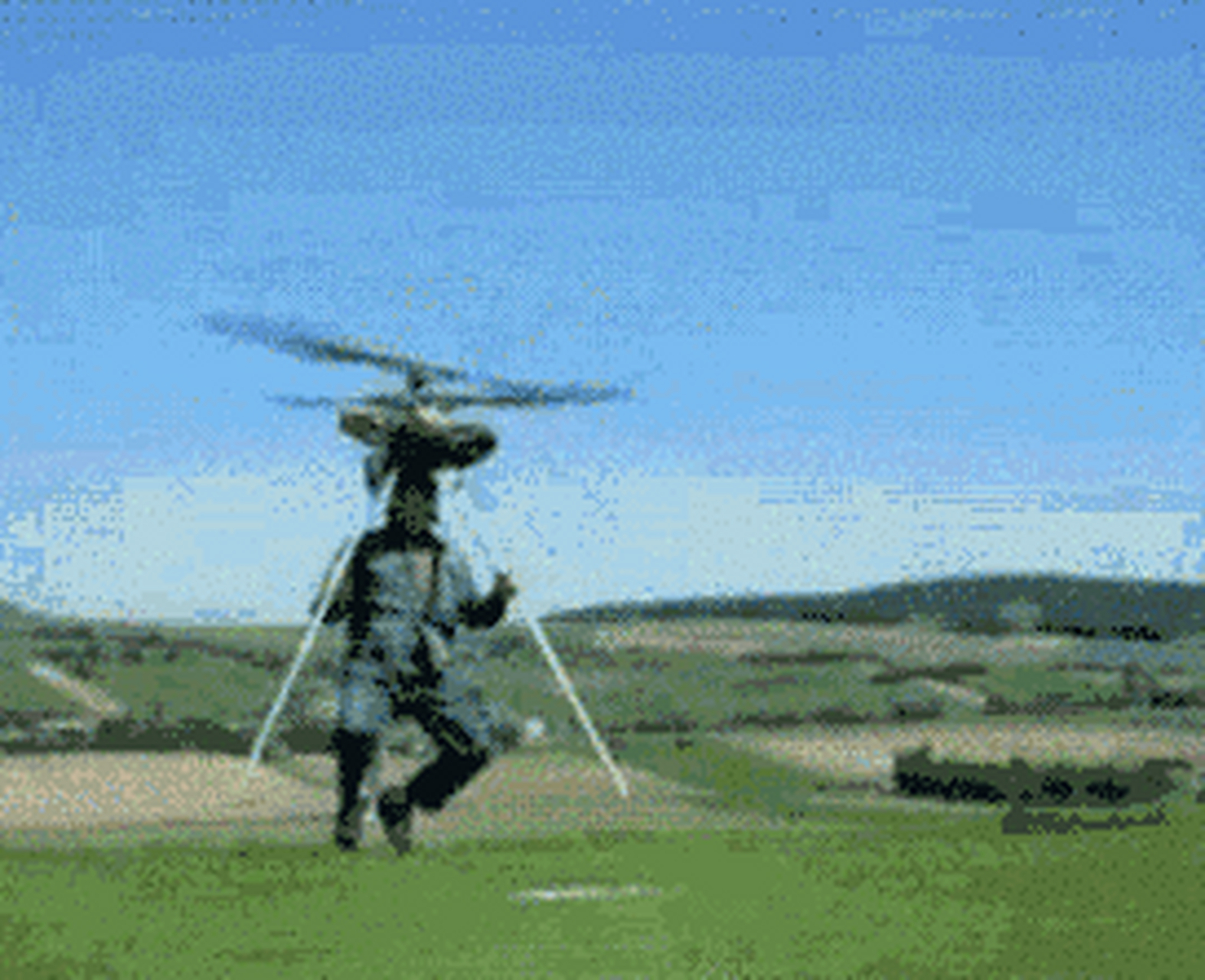 搞笑gif动图:搞笑最后一张,你这直升机到底会不会飞