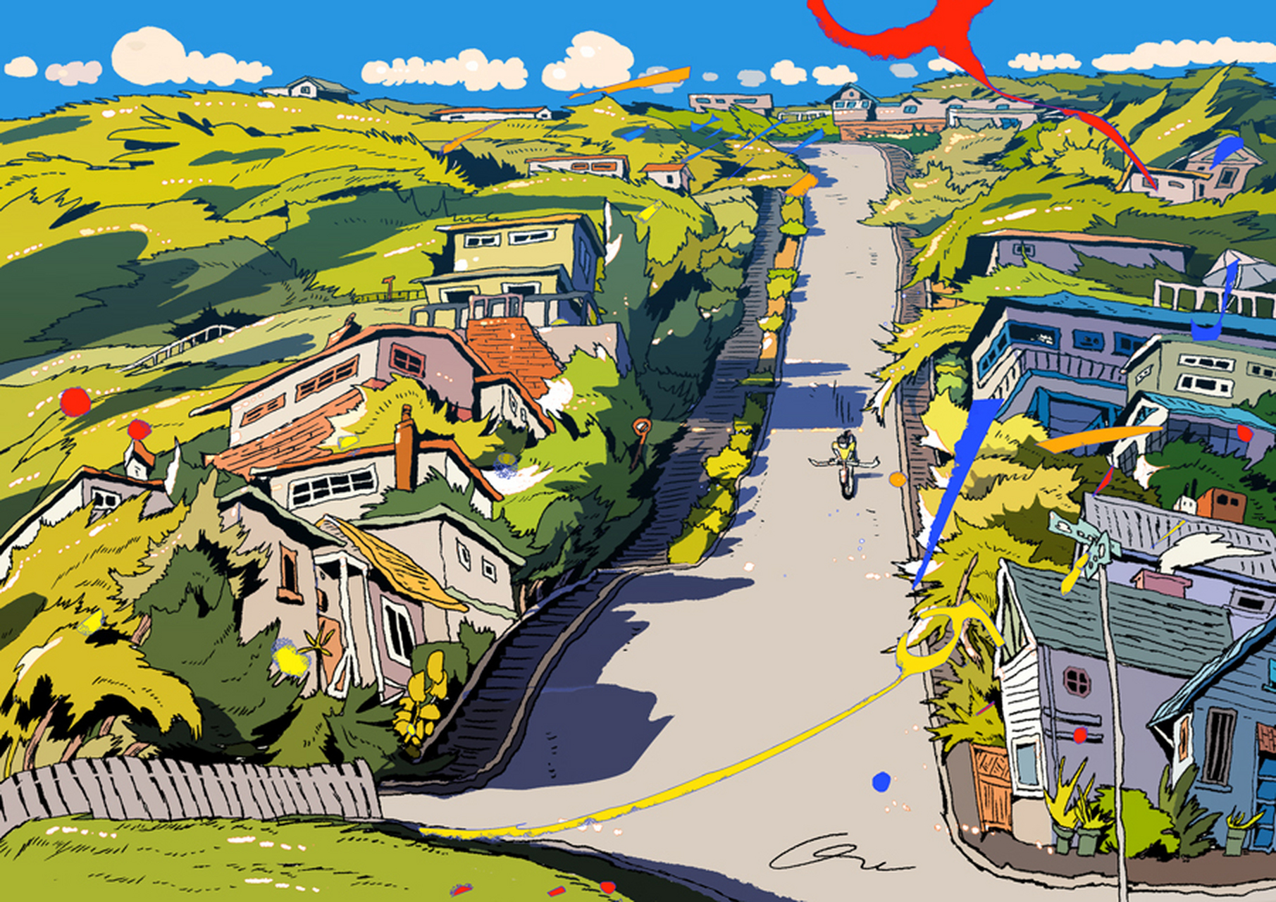 插画师:天然 #美术# #美术作品