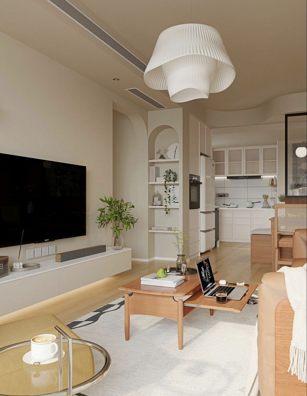 70平轻复古原木风格的小家,每一个细节都有用心去设计#装修