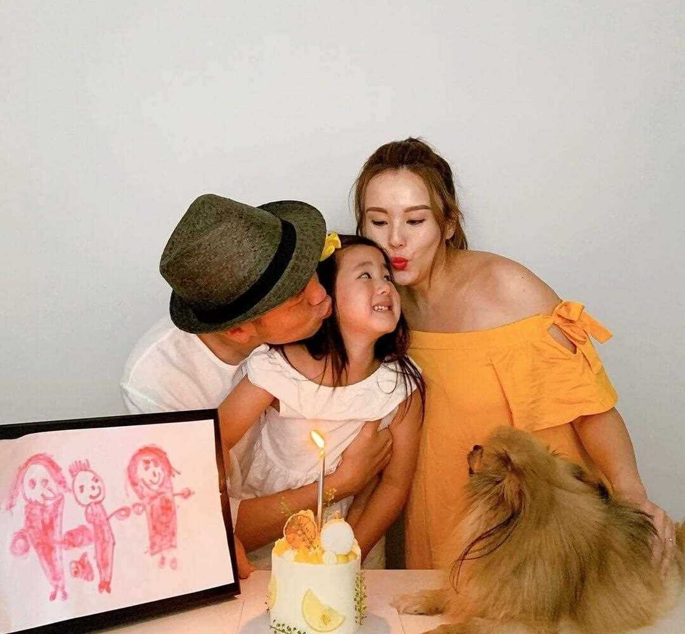 杨洛婷上周为dear jane主音黄天翱(tim)生下囝囝tristan hart,休息了