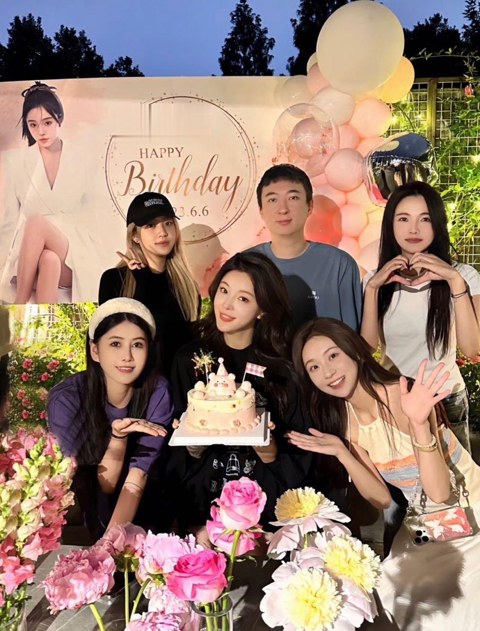 宋美娜生日 国民老公王思聪也在网红