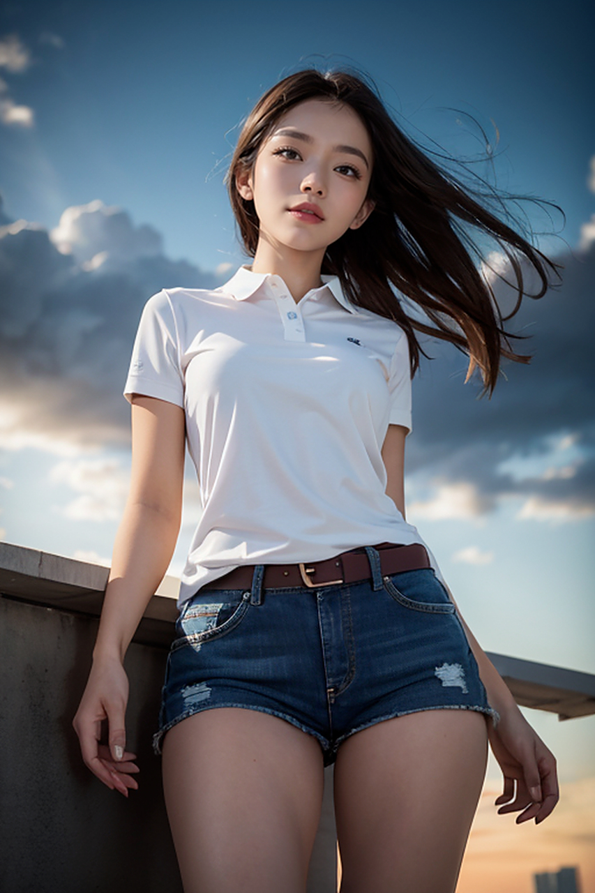 ai美图绘画丨长发飘飘的气质女孩#ai# #ai美女# #ai绘画