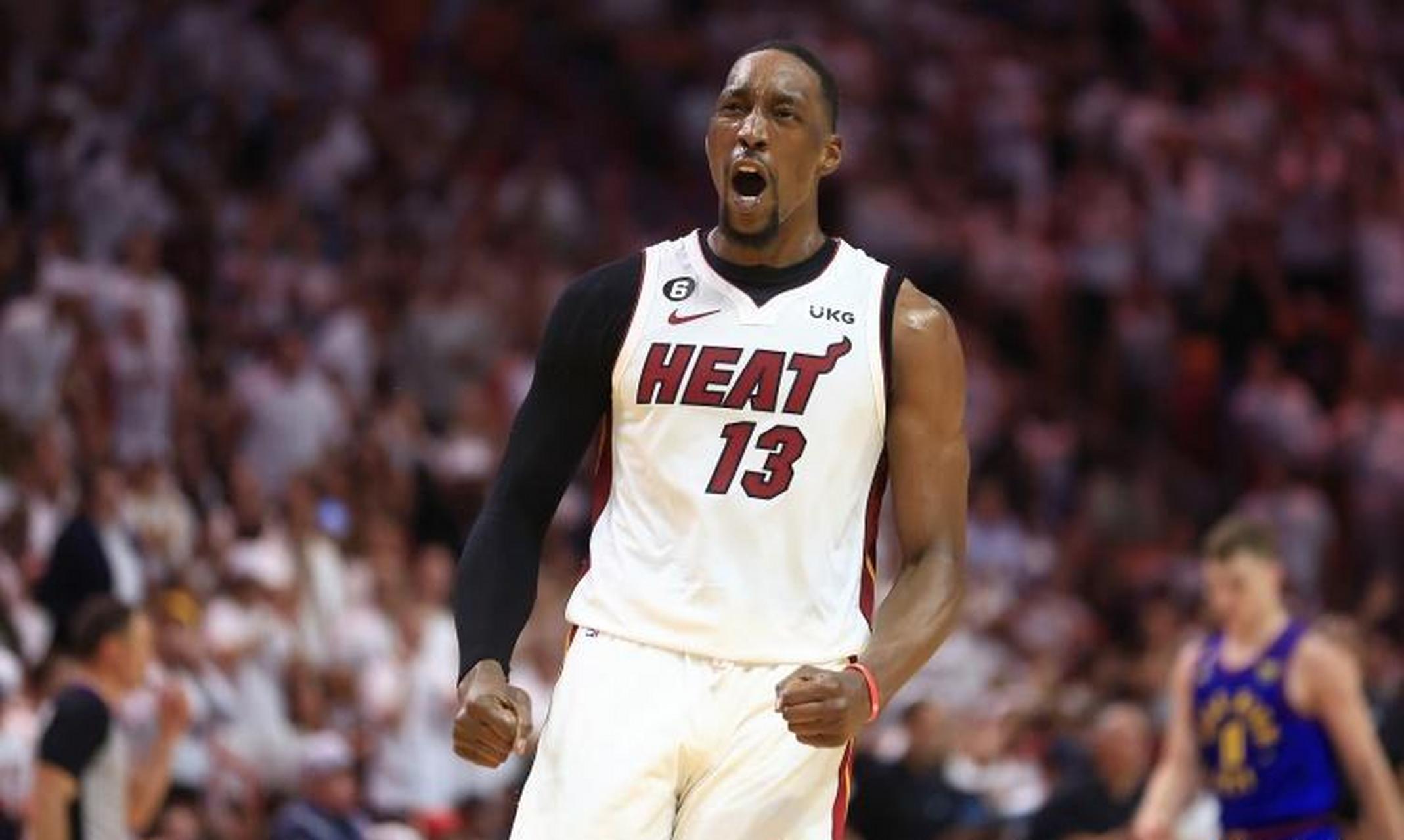 在今日nba常规赛中,热火队以108-102力克灰熊,而本场比赛中的阿德巴约