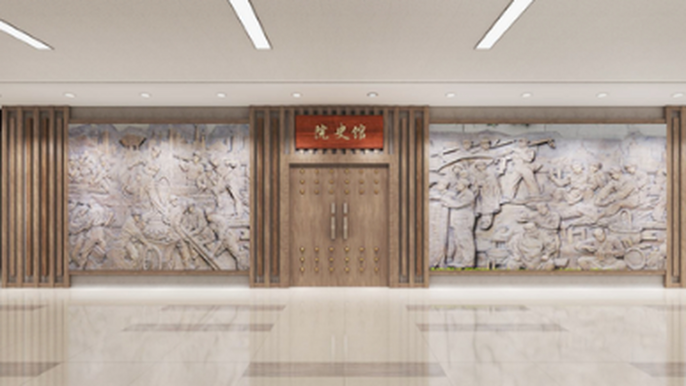 青海省第五人民医院标识标牌设计|院史馆设计案例(青海省肿瘤医院)