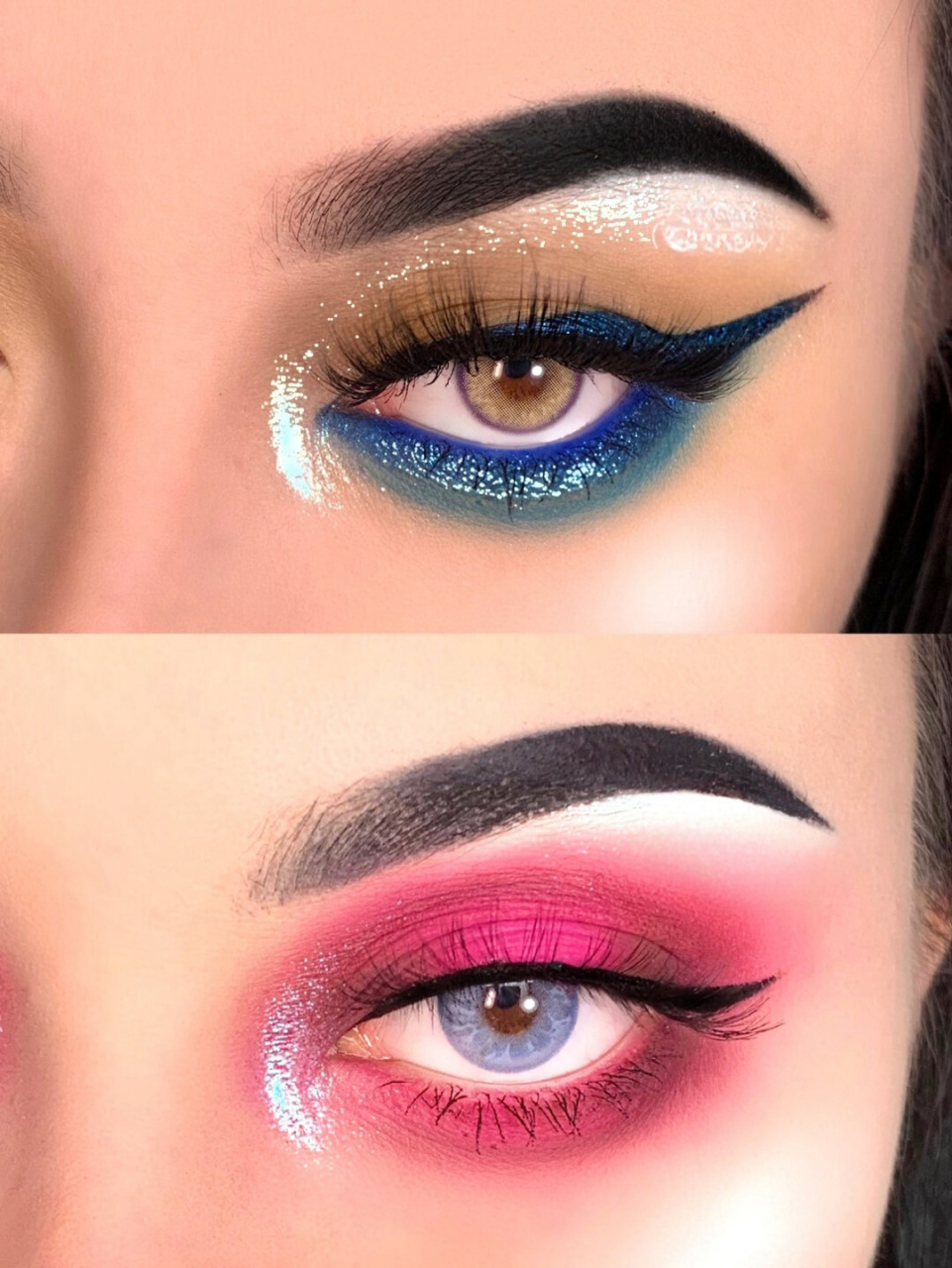 一把都不知道眼妆可以有这么多画法 这些五花八门,各式各样,夸张的