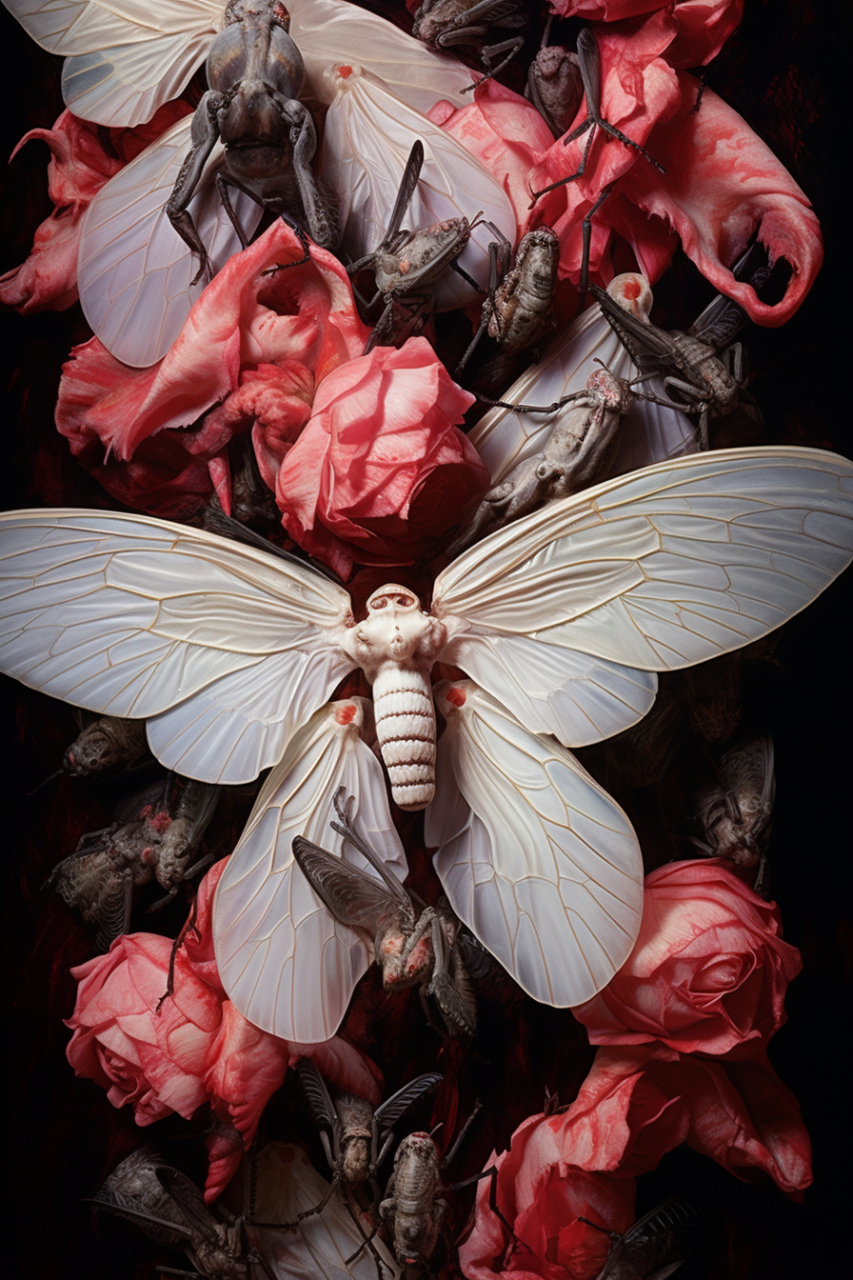 死亡蝴蝶,暗黑物种!#ai绘画