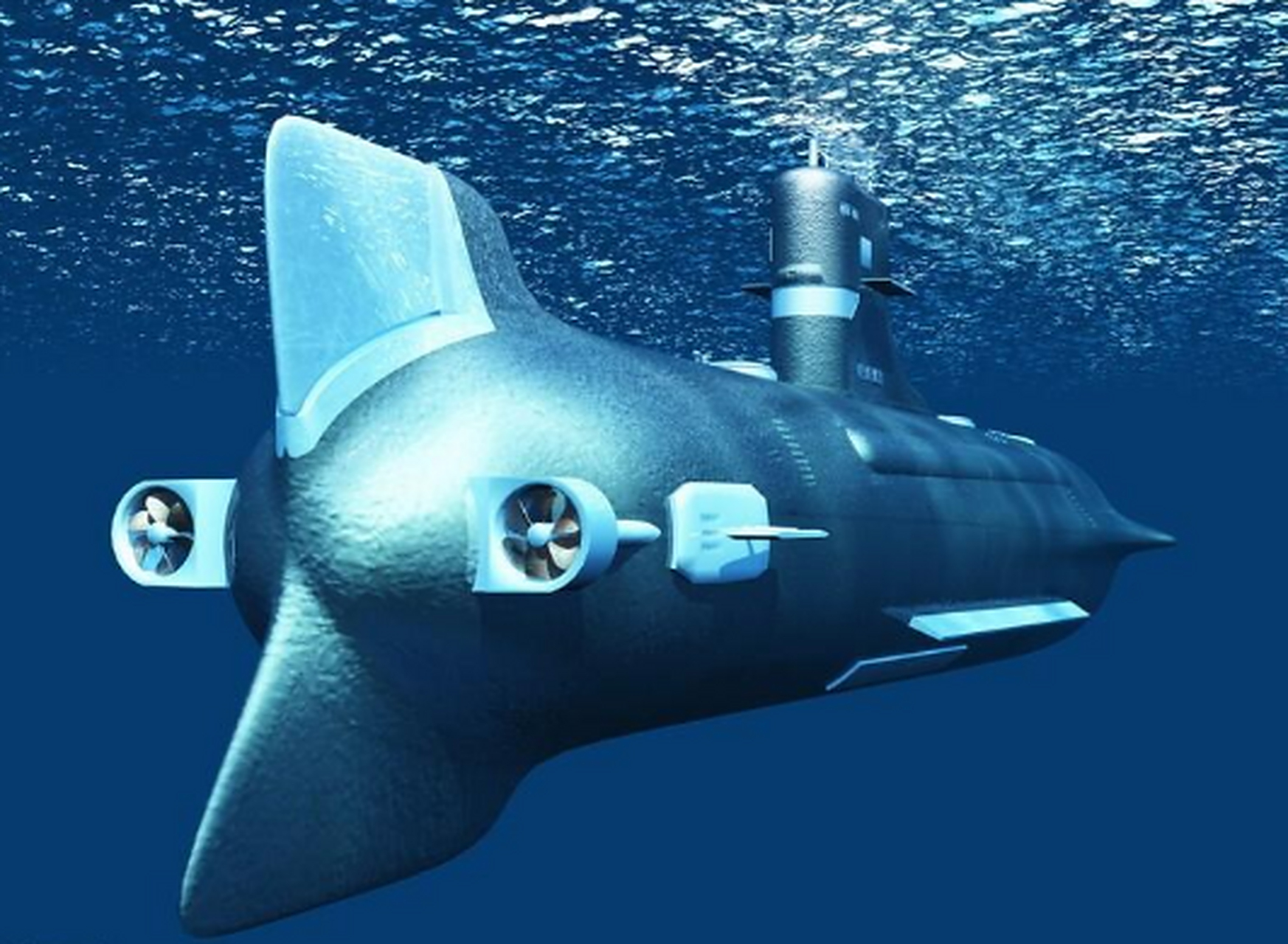 中国造出水下利器 超大无人潜航器亮相国外防务展 美国不在一家独大