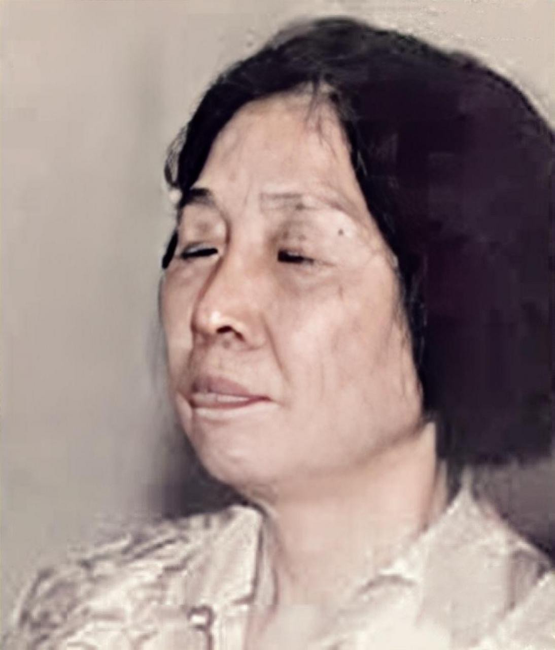 1995年,贵州,阎建宏即将被押送刑场的照片.