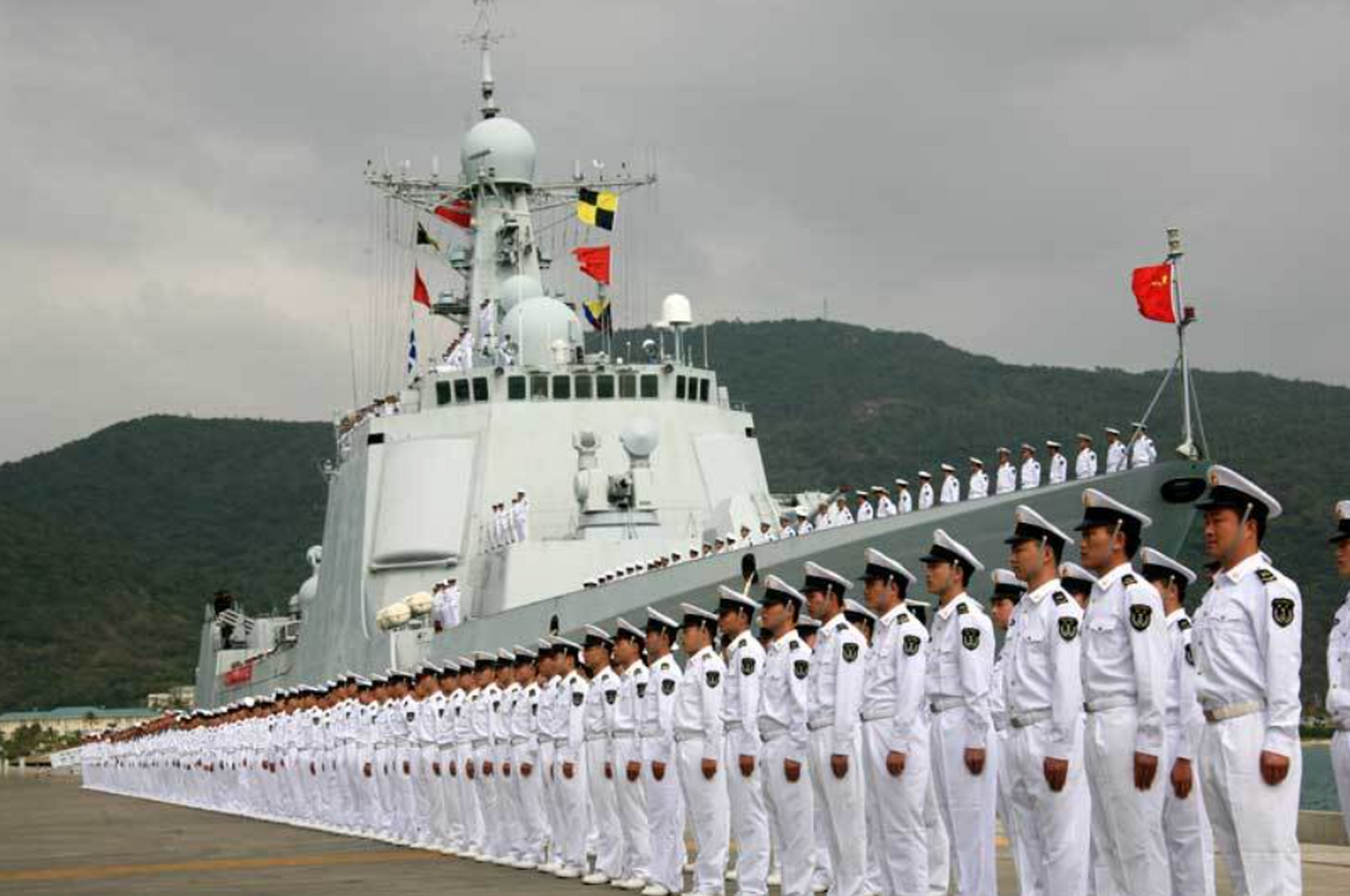 中国人民海军制服图片