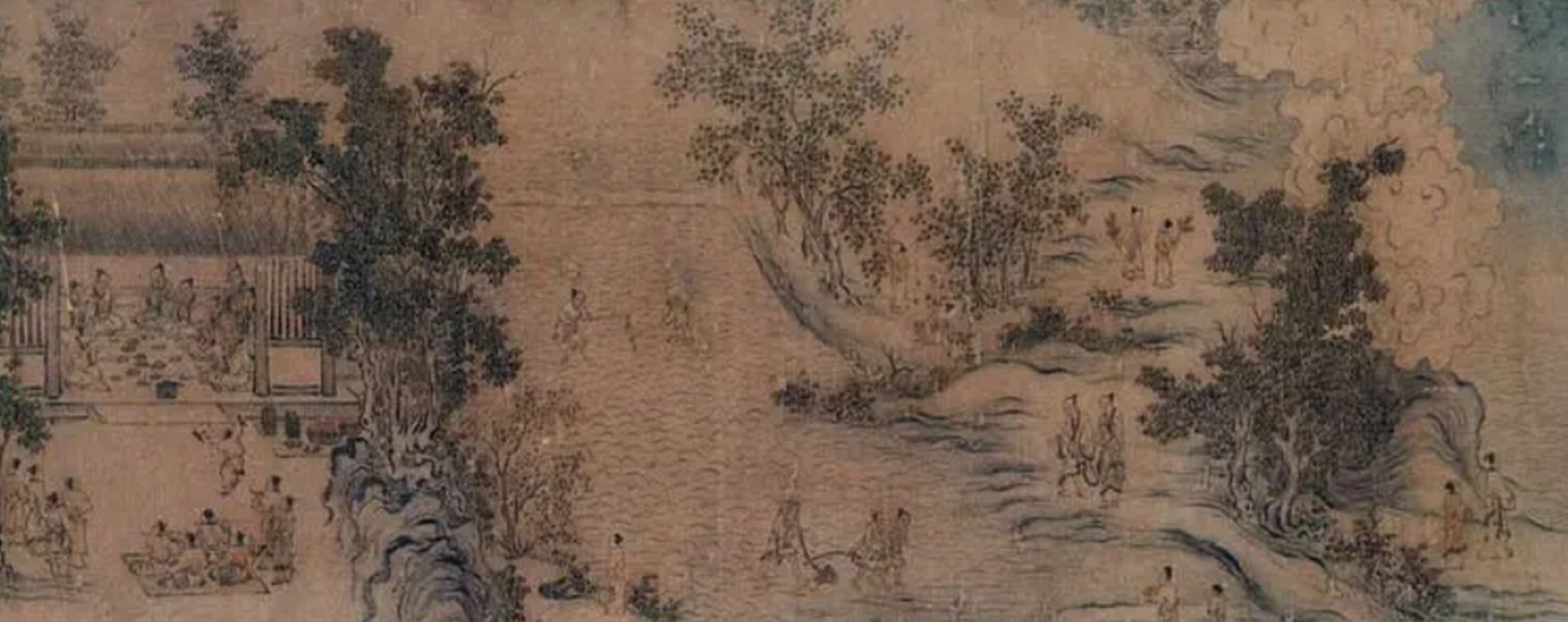 《豳风图》是南宋马和之创作的绢本设色画,现收藏于北京故宫博物院.