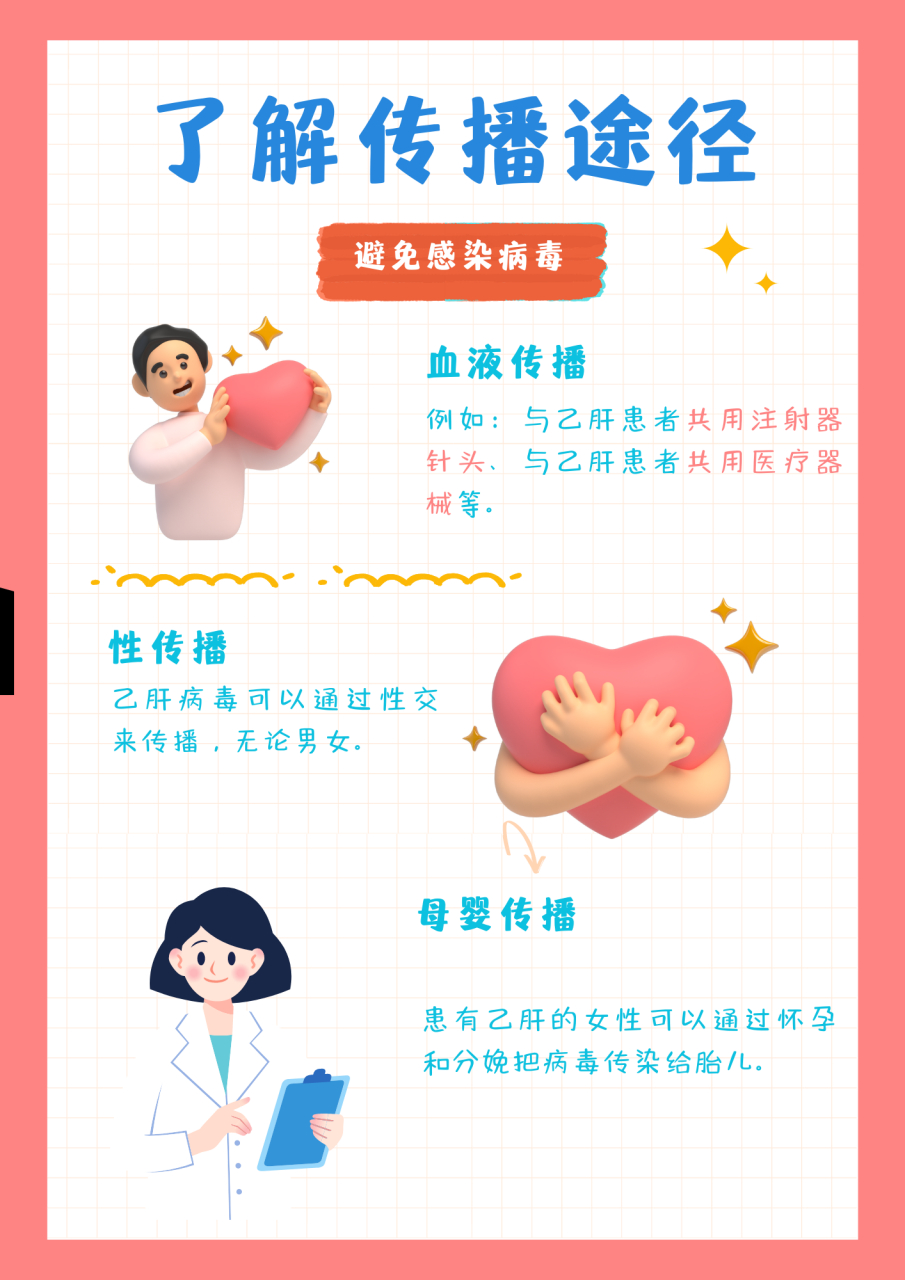 了解乙肝传播途径,学会如何与乙肝患者相处  乙肝是一种传染性疾病