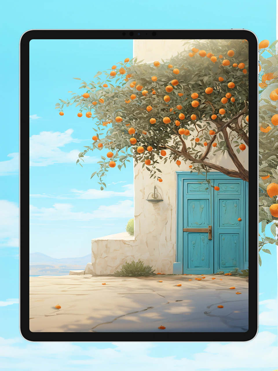 柿柿如意|ipad高清壁纸  秋日高清壁纸,事事如意 横屏竖屏都可以使用