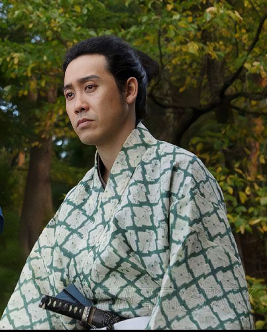 丰臣秀吉打猎途中顿感口渴,眼前出现一座寺庙,便前往庙内讨水喝.