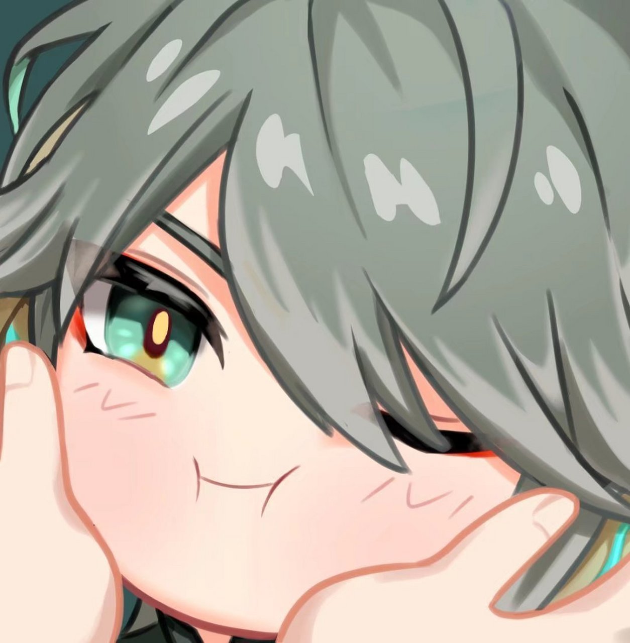 原神可爱捧脸头像