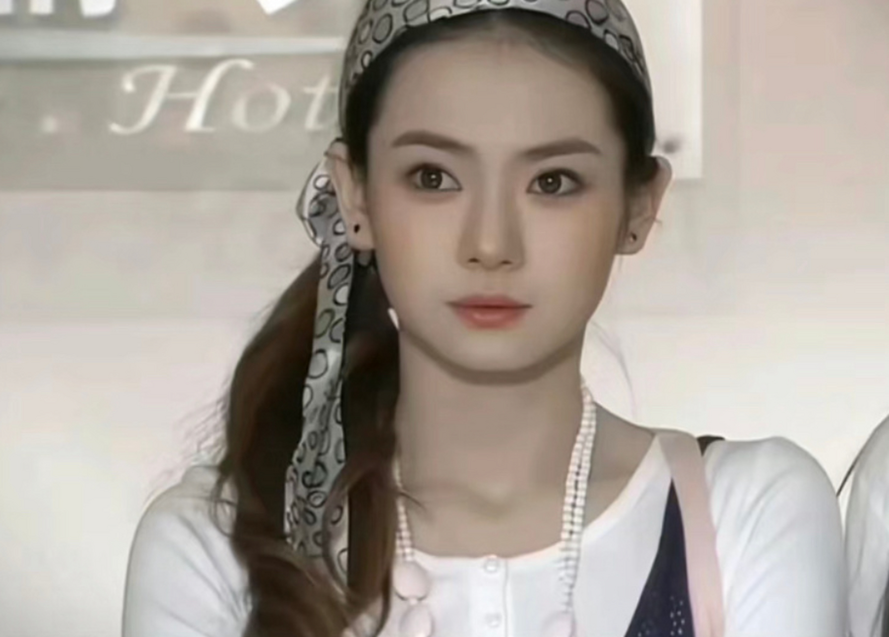 戚薇早期走甜美路线,还真是清纯啊