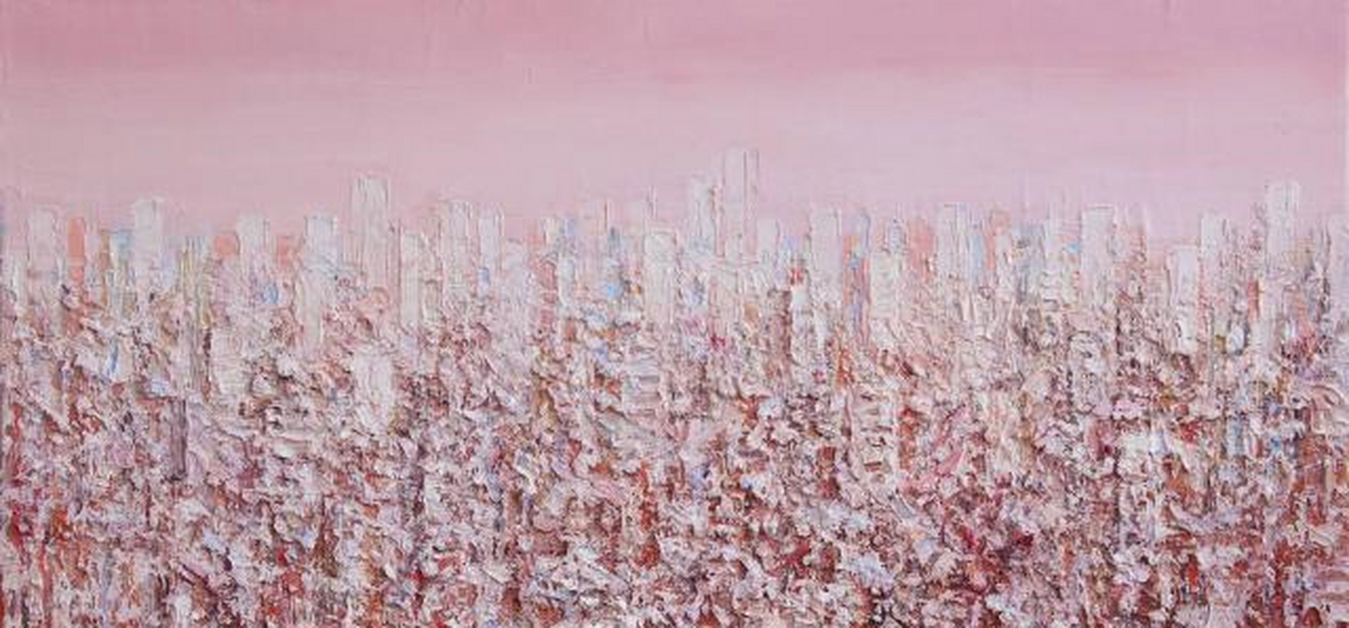 上海大学美术学院油画系毕业研究生王小双创作的城市系列油画作品