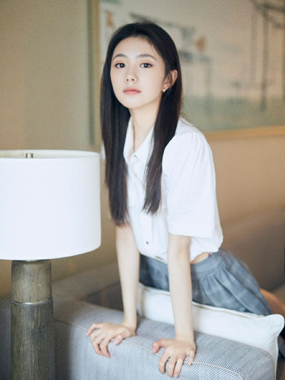 刘浩存jk穿搭#刘浩存