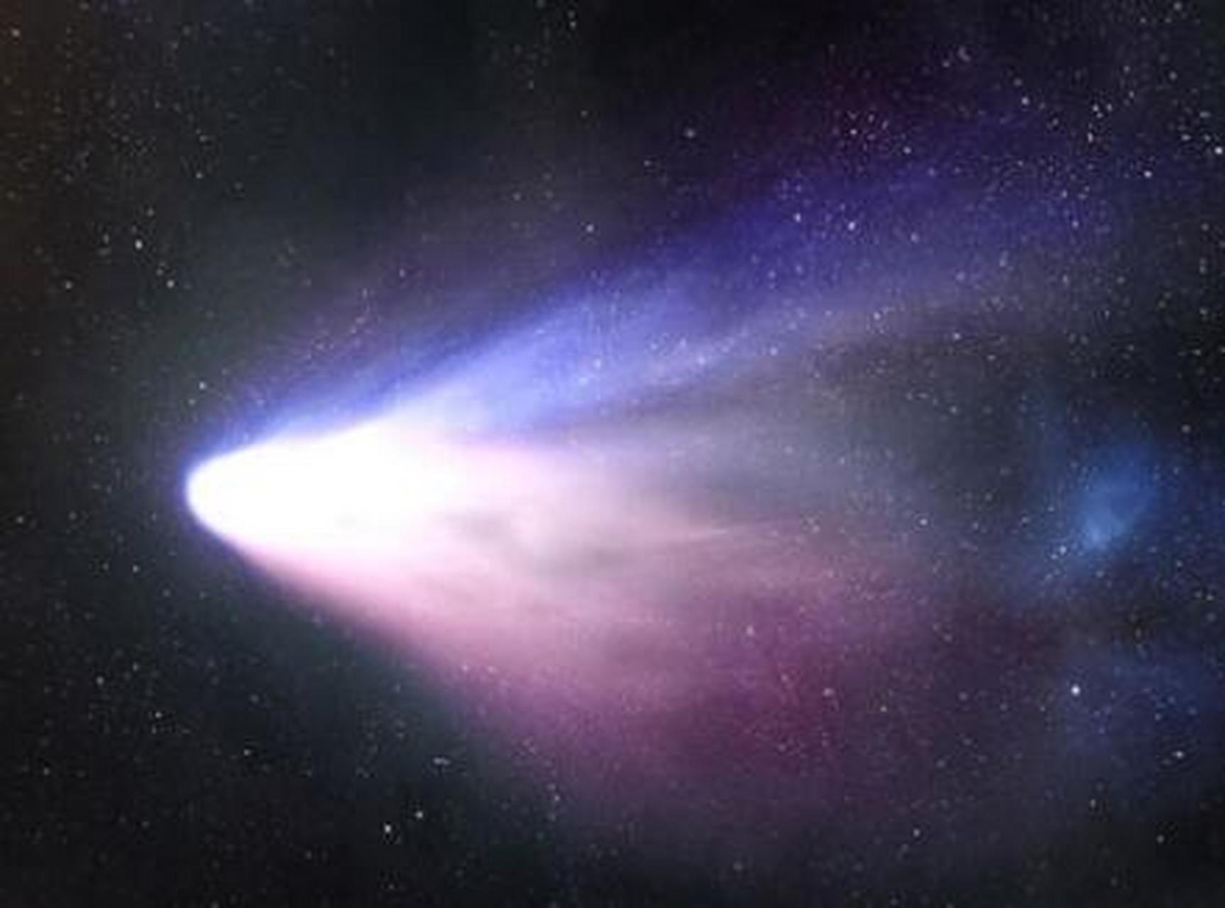 1986年,鼎鼎大名的哈雷彗星回归时,它的彗尾特别引人注目,很多人都