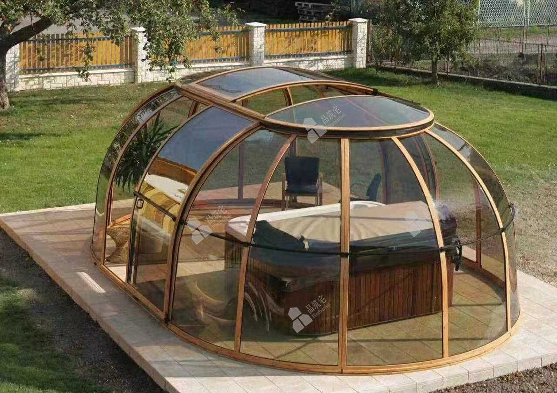 极具未来感的一体成型的阳光玻璃房,你喜欢吗?