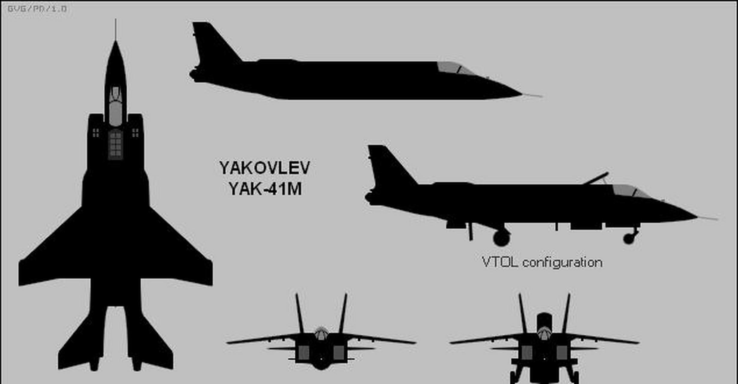 领动计划# #钢铁之翼# 雅克-141战斗机,是一架苏联研制的超音速垂直