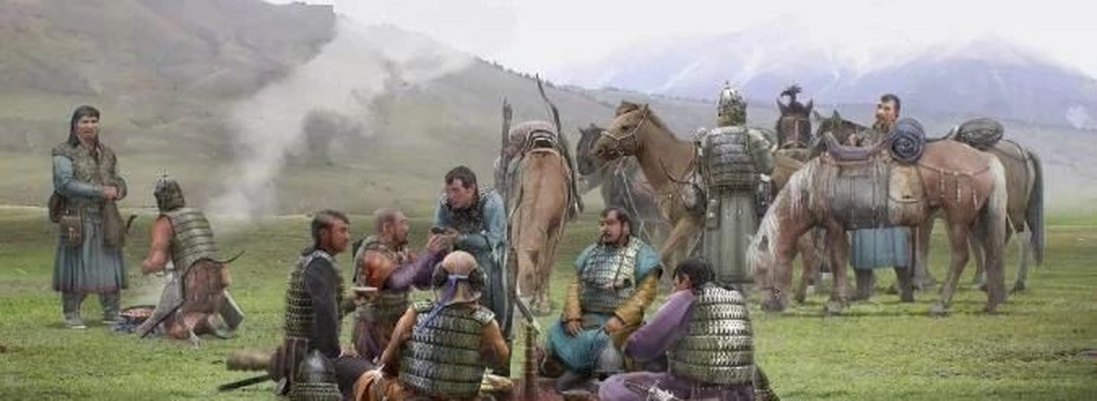 耶律大石召集七州十八部会盟可敦城 可敦城与西辽帝国 可敦城位于今