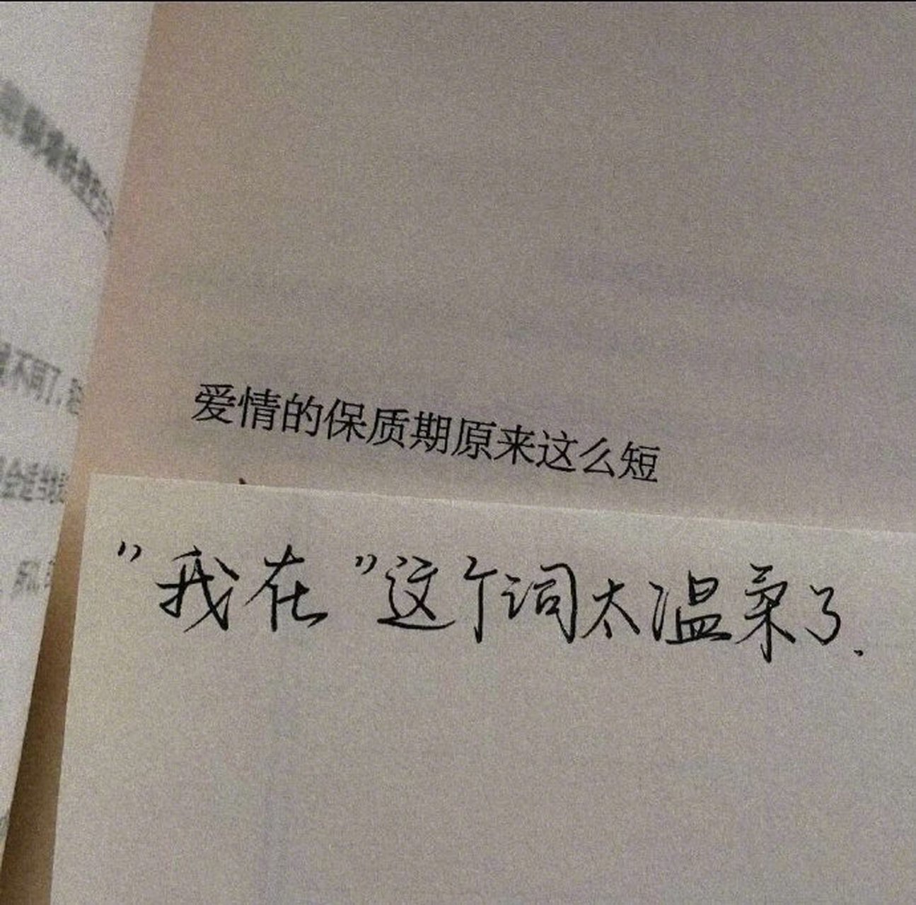 人世問最大的悲哀就是 這不是我想要的生活 但卻是我自找的生活 我沒