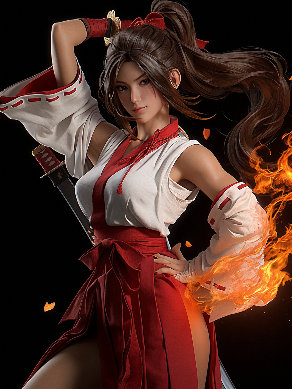 不知火舞系列! #拳皇97# #儿时的回忆# #街机游戏# #不知火舞