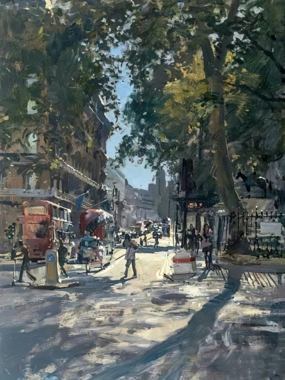 绝美街景:一位户外画家的油画艺术之旅  彼得·布朗(peter brown)于