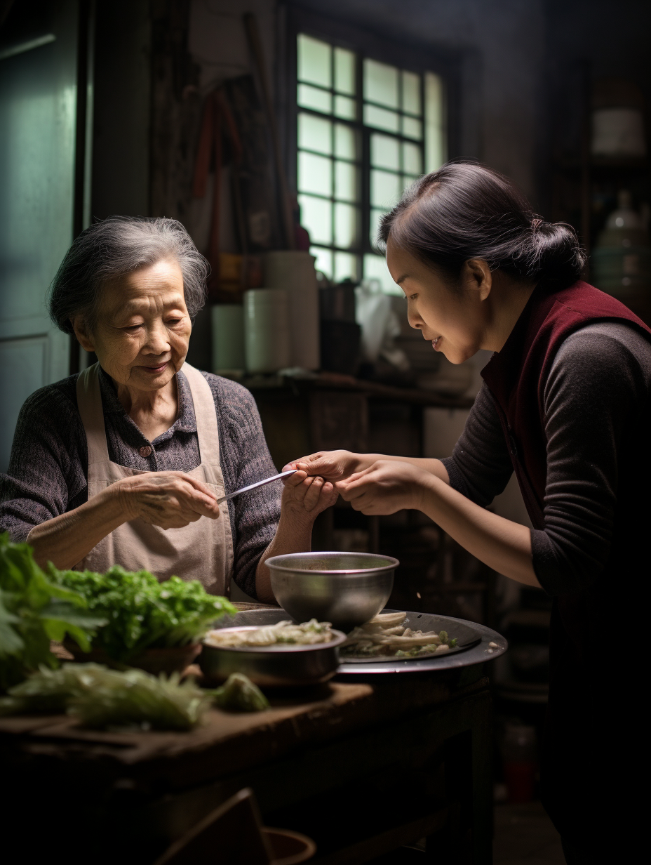 我正跟朋友吐槽我的婆婆,说她坏话谁知话还没说