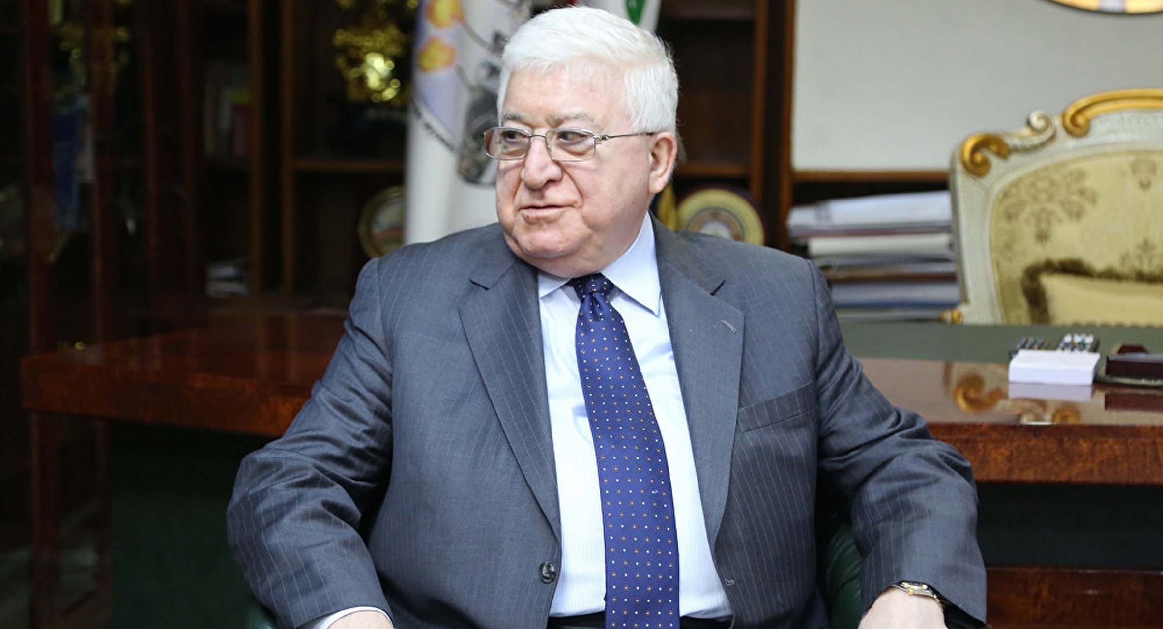 当地时间4月29日,伊拉克总统拉希德率领高级代表团访问伊朗,并将同