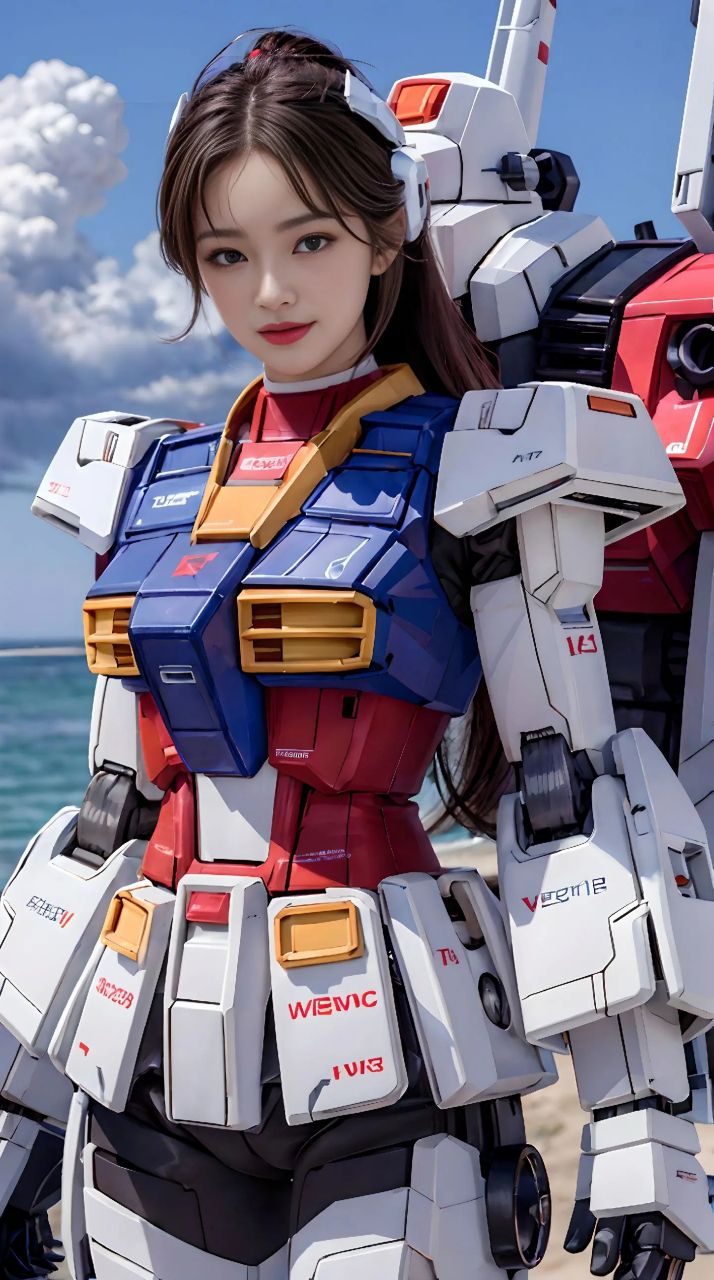 终局之战#机甲少女 #图文伙伴计划 #二次元ai绘画 #ai绘图 #高达1