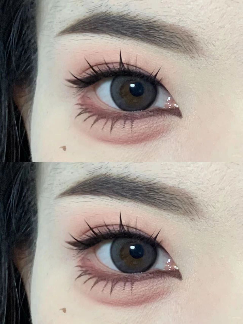 芭比粉棕漫画感小猫眼! 内双友友来试试这个芭比 粉棕布偶小猫眼!