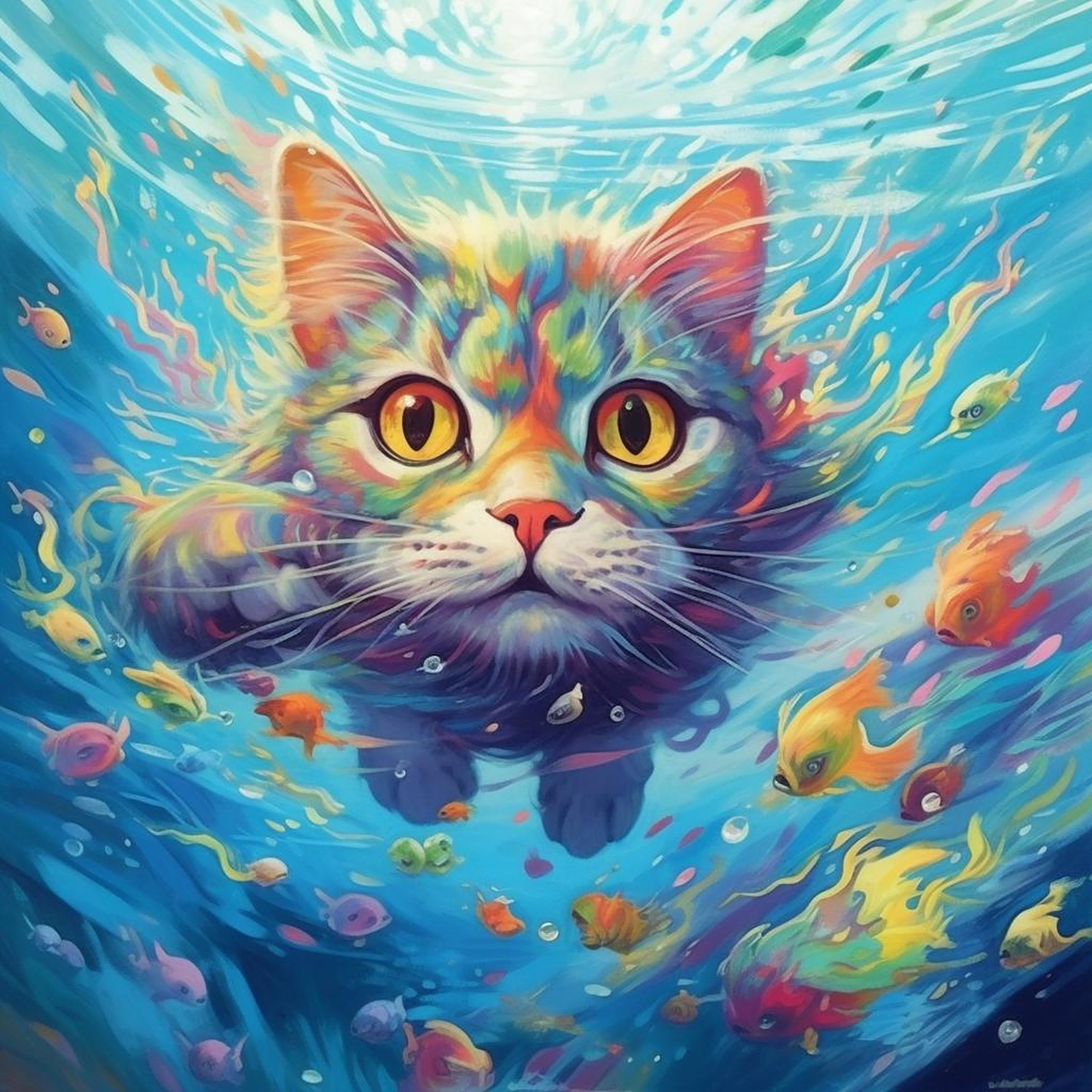 不知道大家是否注意过,小猫咪在水下游泳的时候,它们的双眼会被眼膜